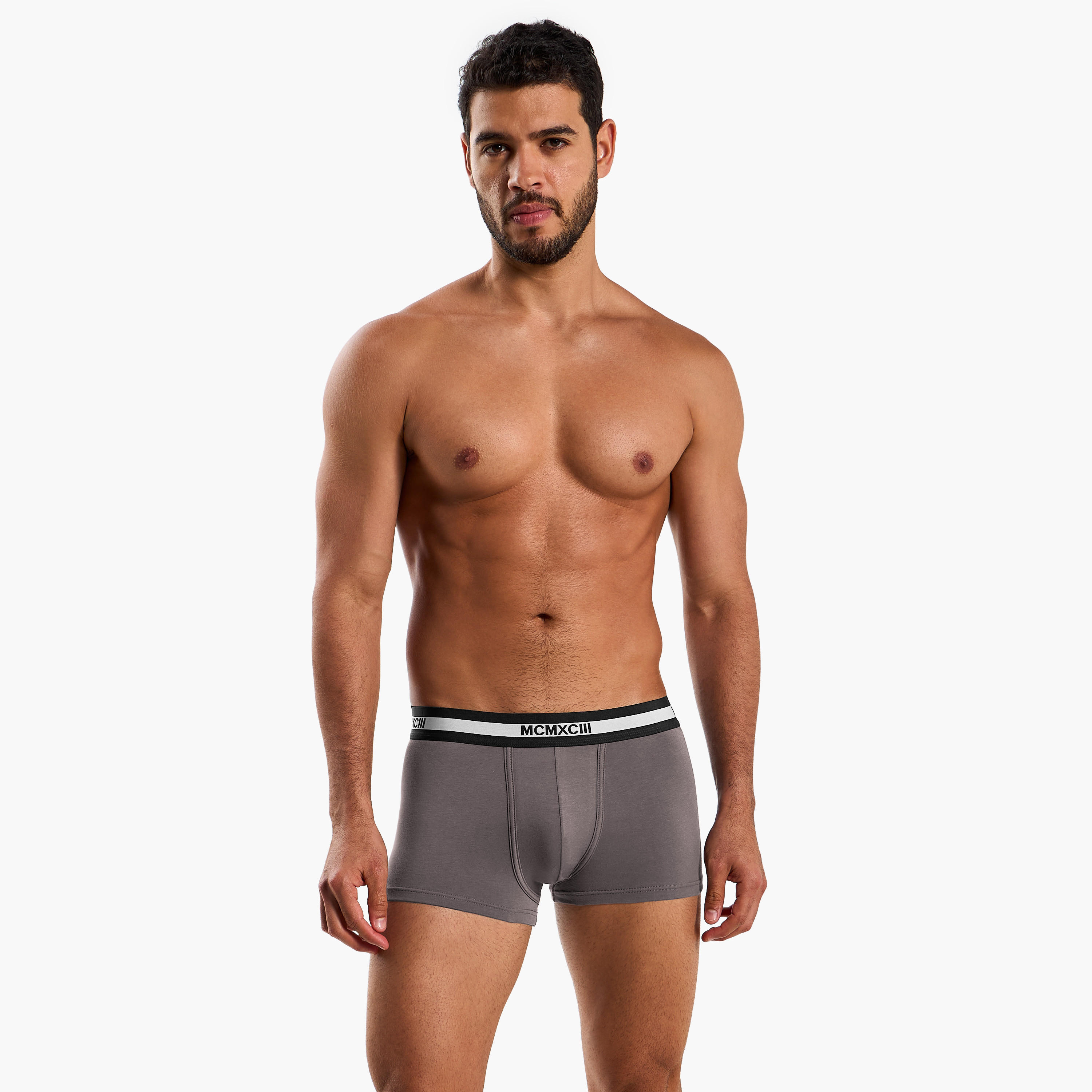 سراويل داخلية هيبستر بخصر مطاطي وطبعات للرجال - عبوة 3 قطع-men-clothing-innerwear-underwear-image-2