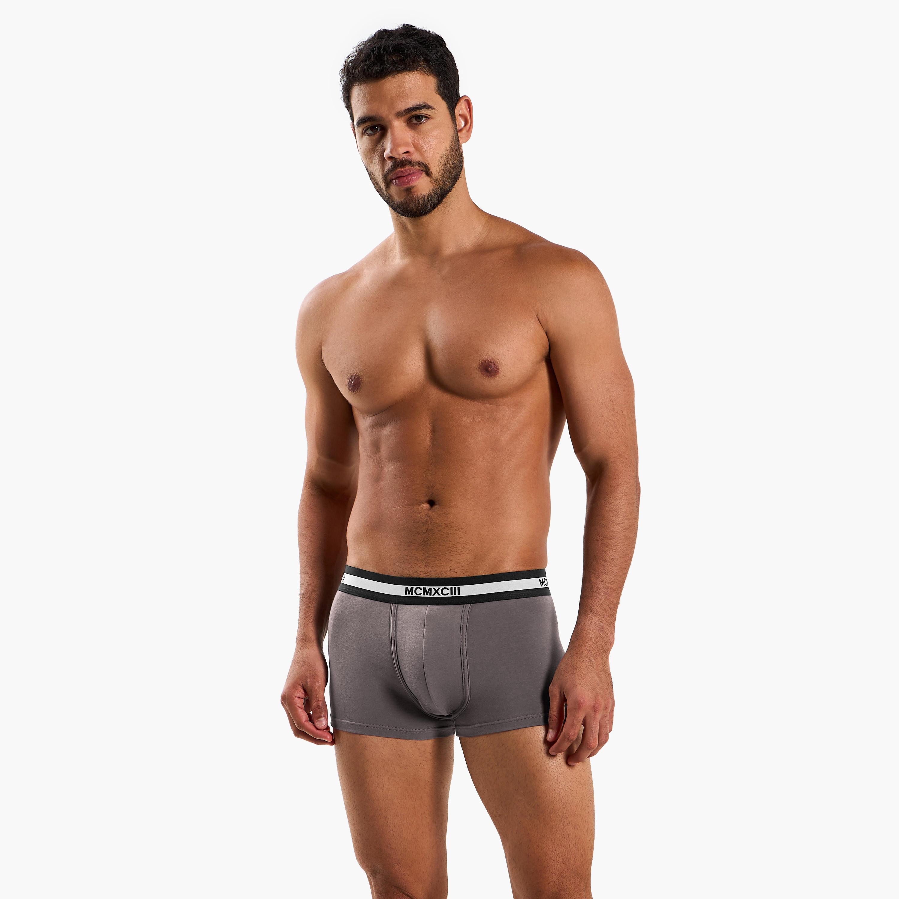 سراويل داخلية هيبستر بخصر مطاطي وطبعات للرجال - عبوة 3 قطع-men-clothing-innerwear-underwear-image-3