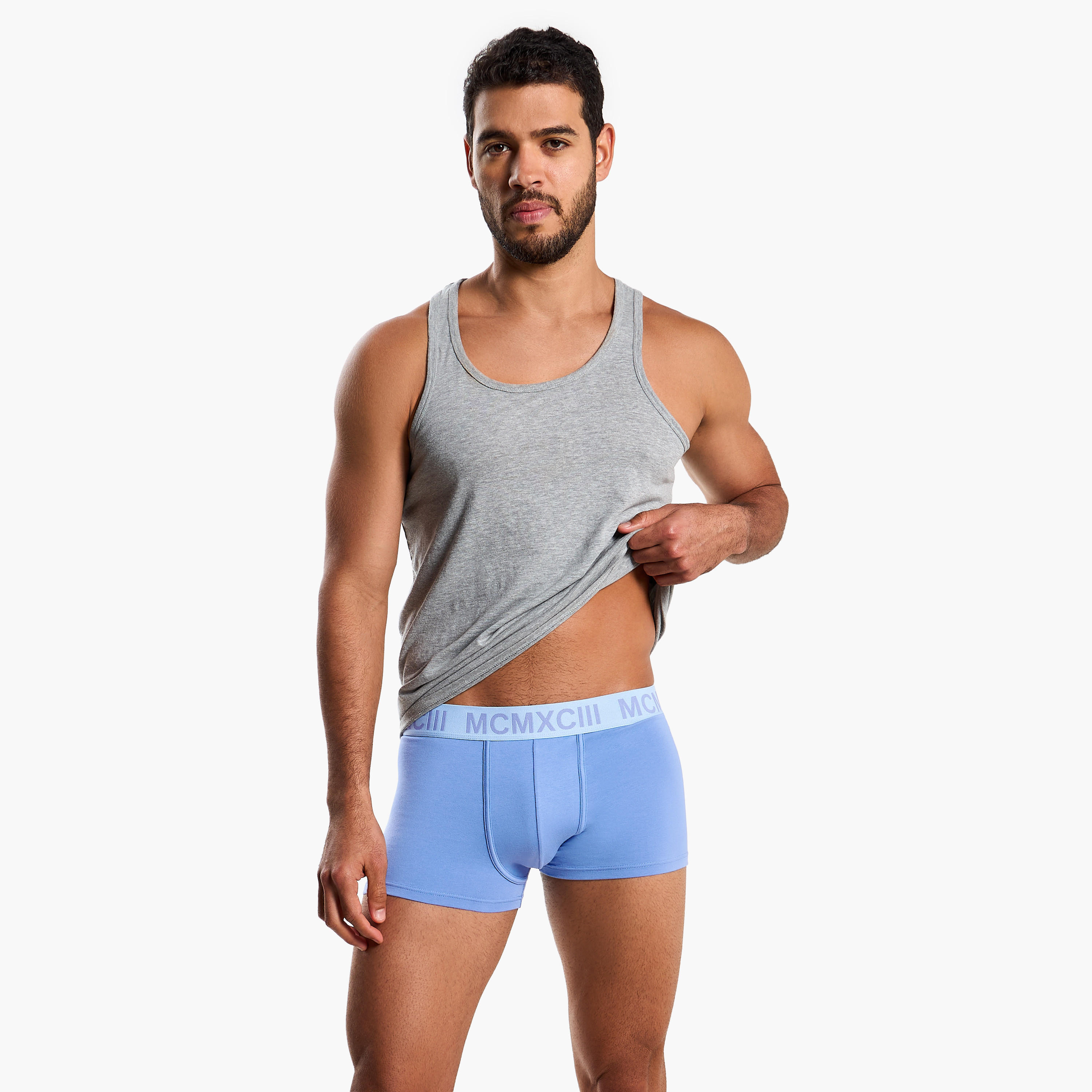 سراويل داخلية هيبستر بخصر مطاطي وطبعات للرجال - عبوة 3 قطع-men-clothing-innerwear-underwear-image-5