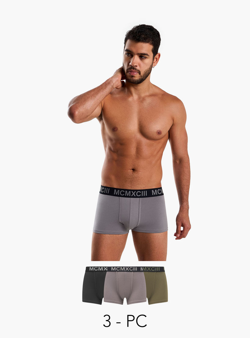 Men Printed Waistband Hipster Trunks - Pack of 3-men-clothing-innerwear-underwear-image-1