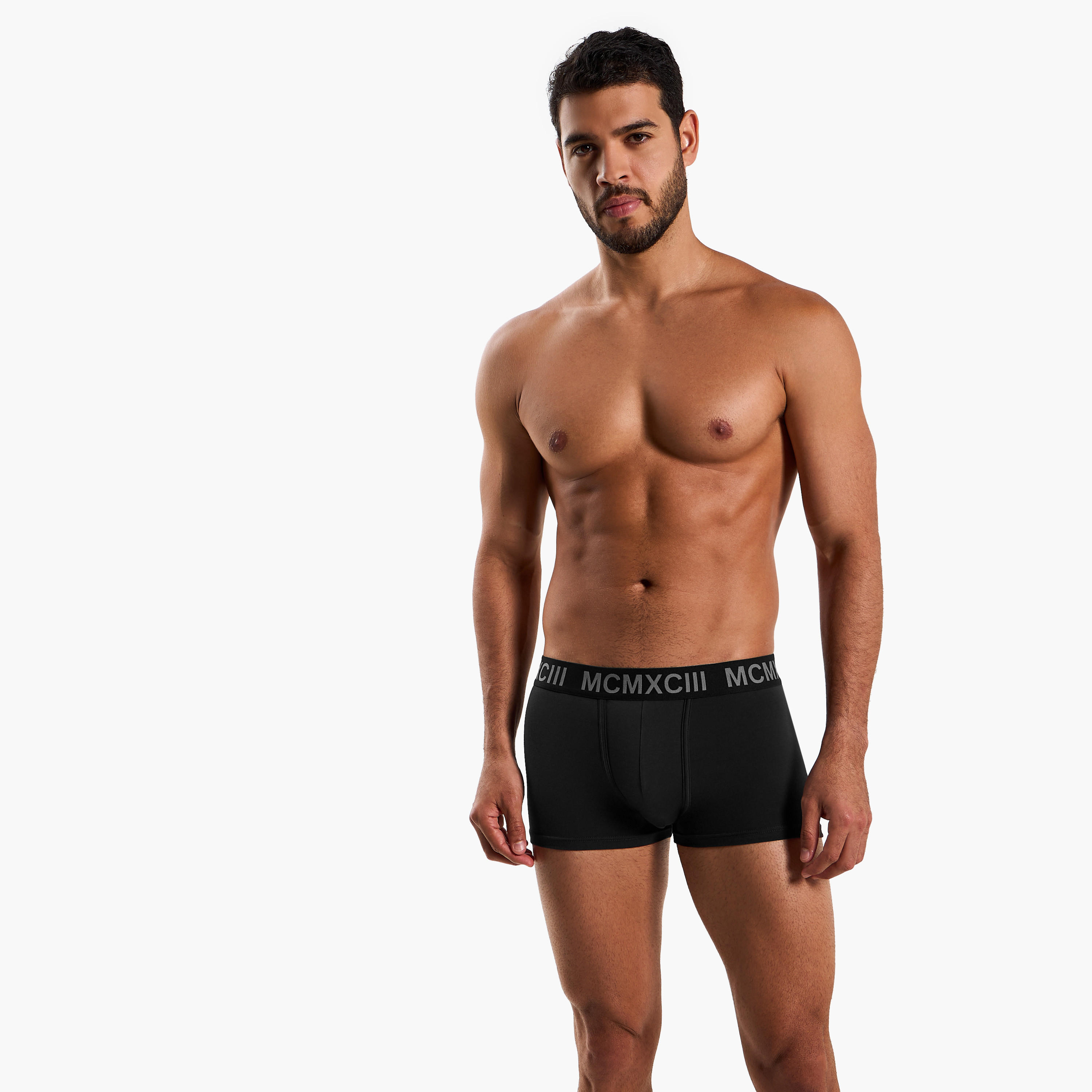 سراويل داخلية بخصر مطاطي وطبعات للرجال - عبوة 3 قطع-men-clothing-innerwear-underwear-image-2