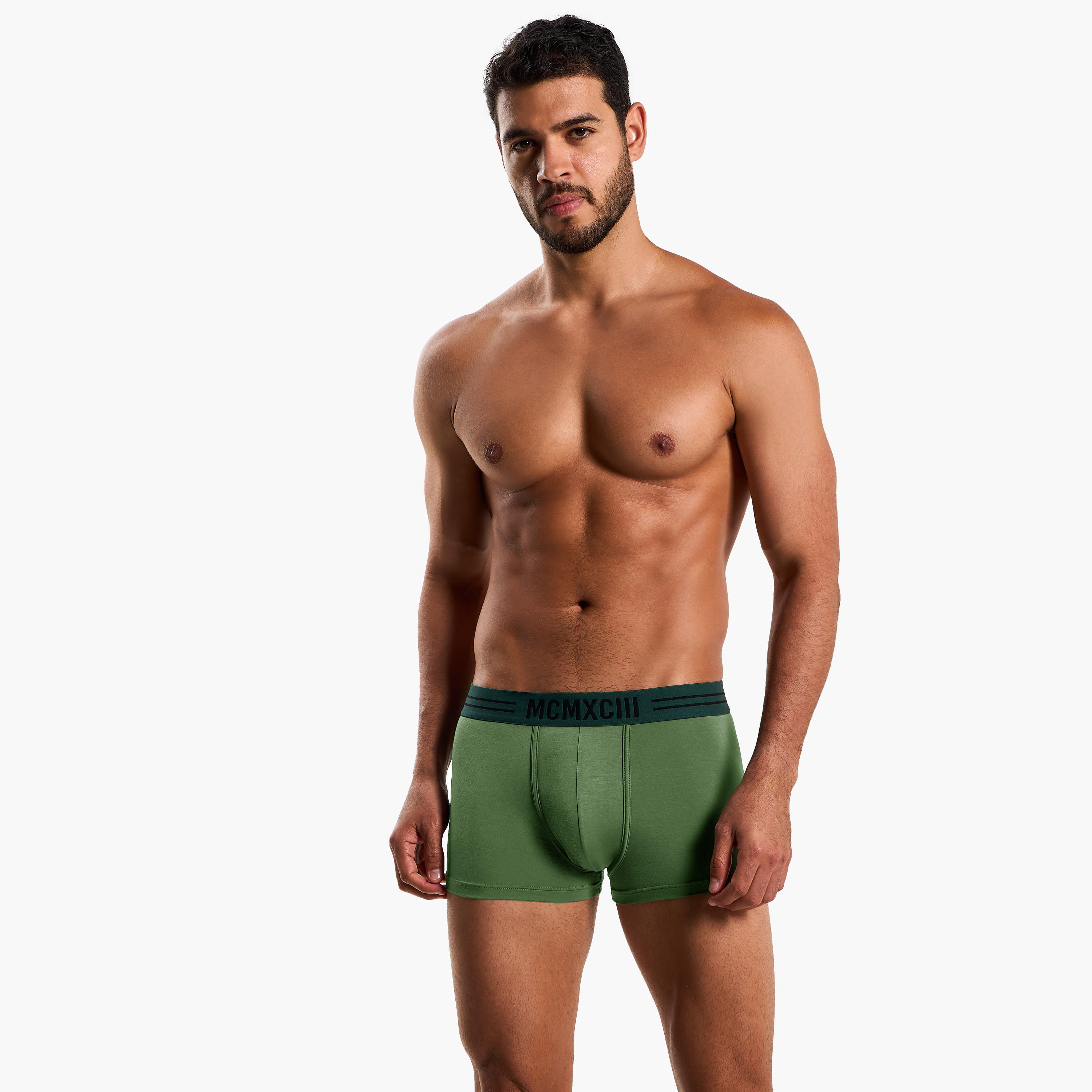 سراويل داخلية هيبستر بخصر مطاطي وطبعات للرجال - عبوة 3 قطع-men-clothing-innerwear-underwear-image-2
