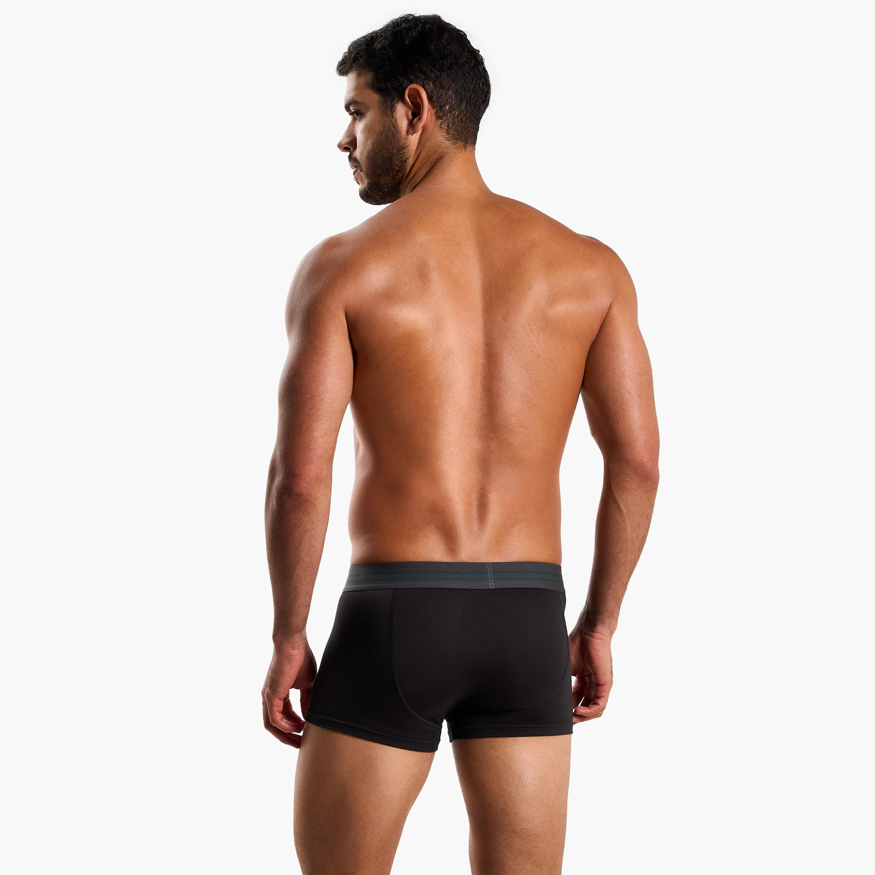 سراويل داخلية هيبستر بخصر مطاطي وطبعات للرجال - عبوة 3 قطع-men-clothing-innerwear-underwear-image-4