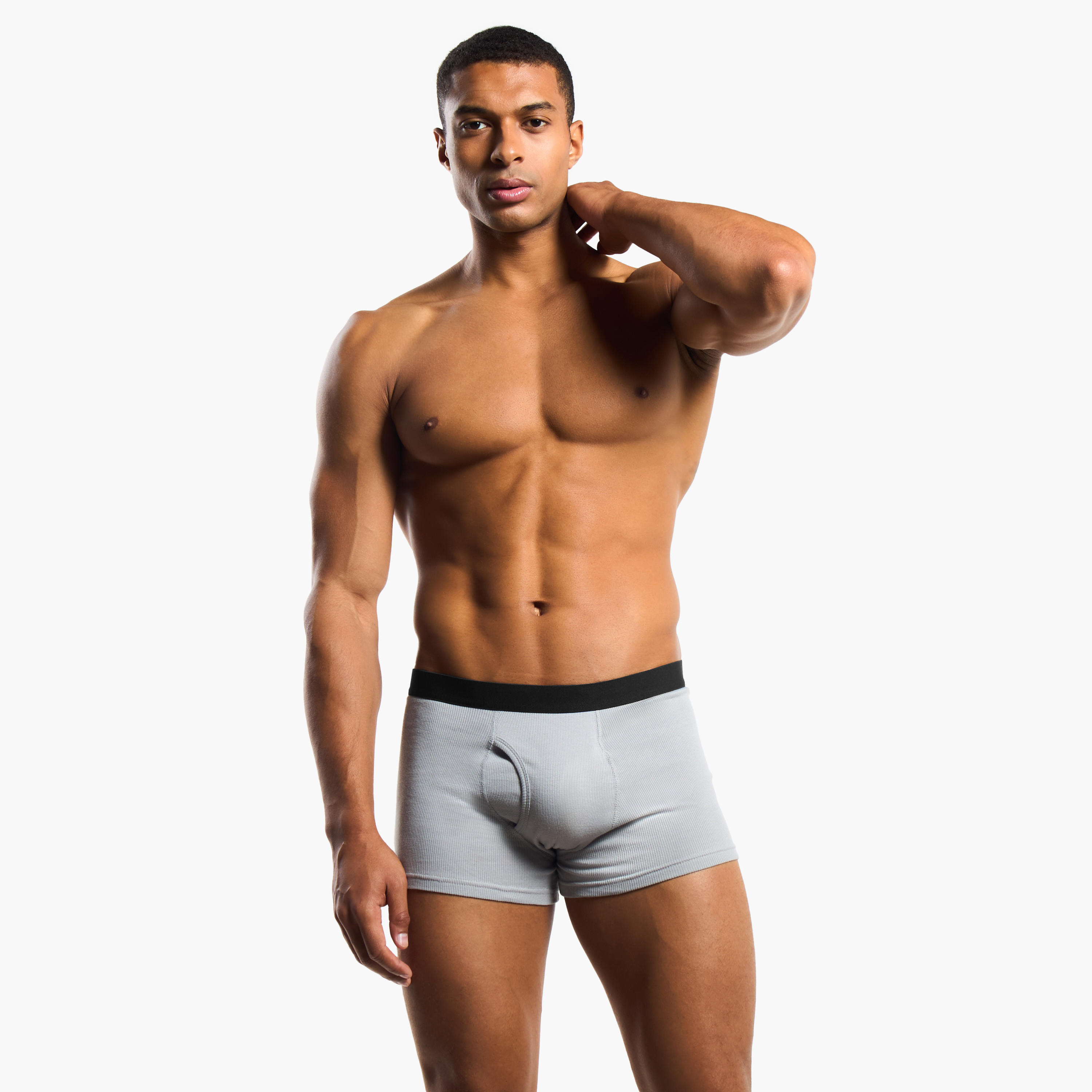 Men Ribbed Trunks - Pack of 3-men-clothing-innerwear-underwear-image-2