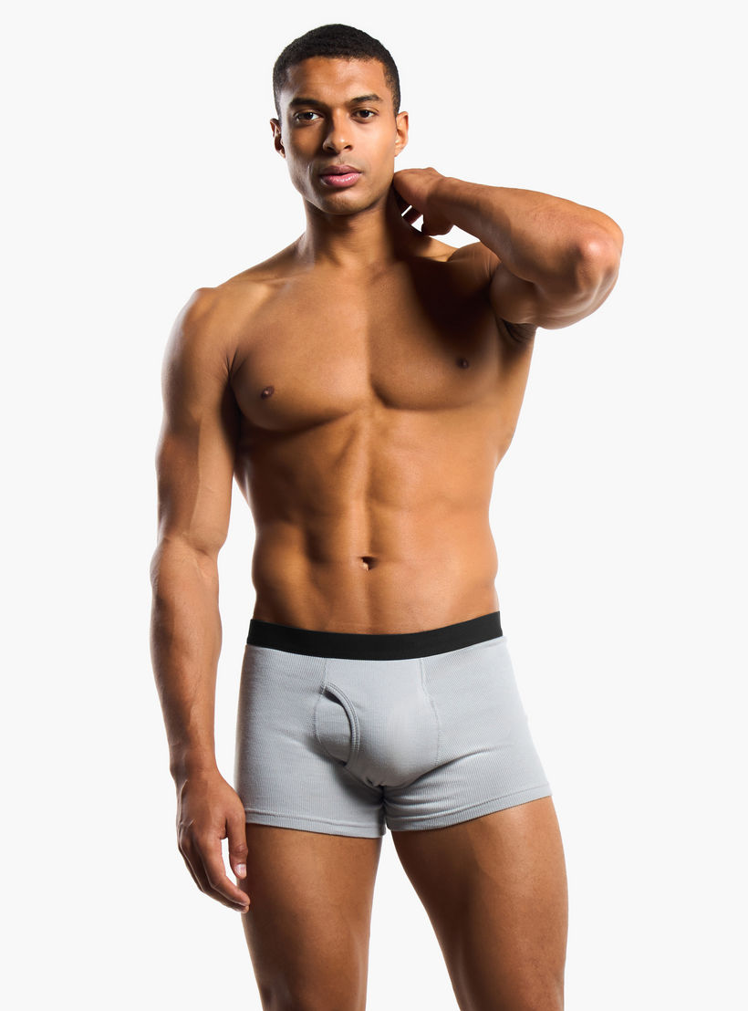 Men Ribbed Trunks - Pack of 3-men-clothing-innerwear-underwear-image-2