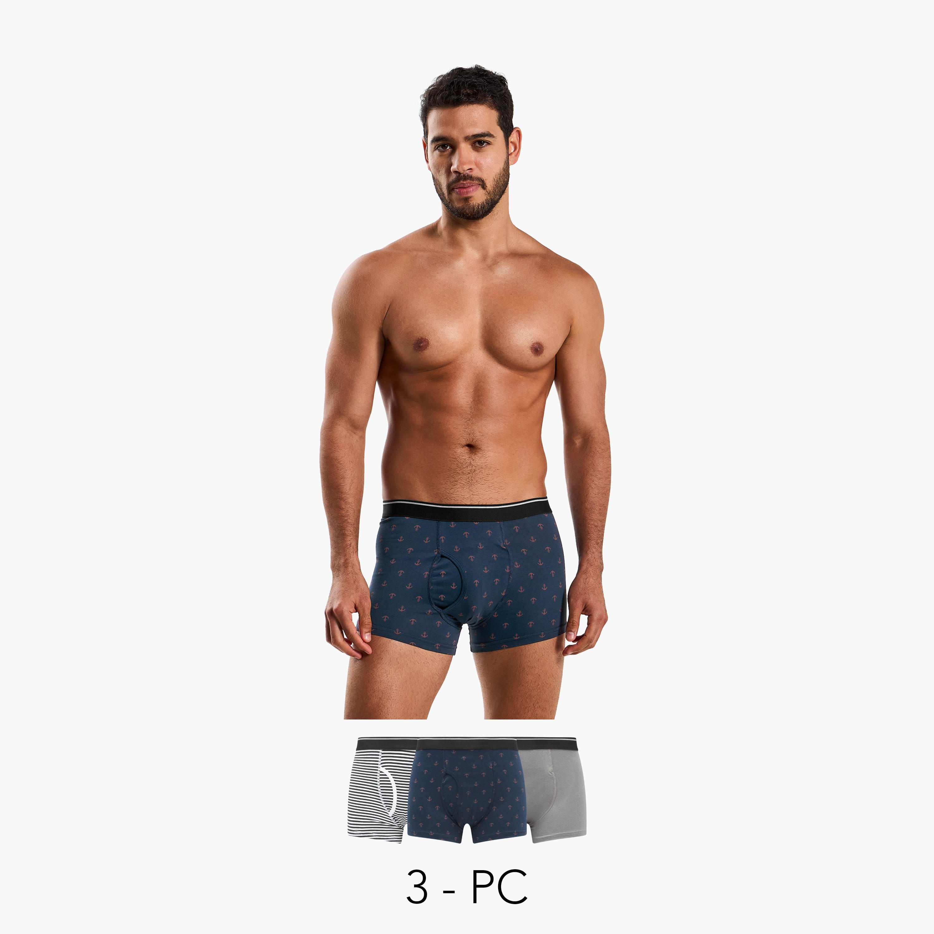سراويل داخلية متنوعة للرجال - طقم 3 قطع-men-clothing-innerwear-underwear-image-1