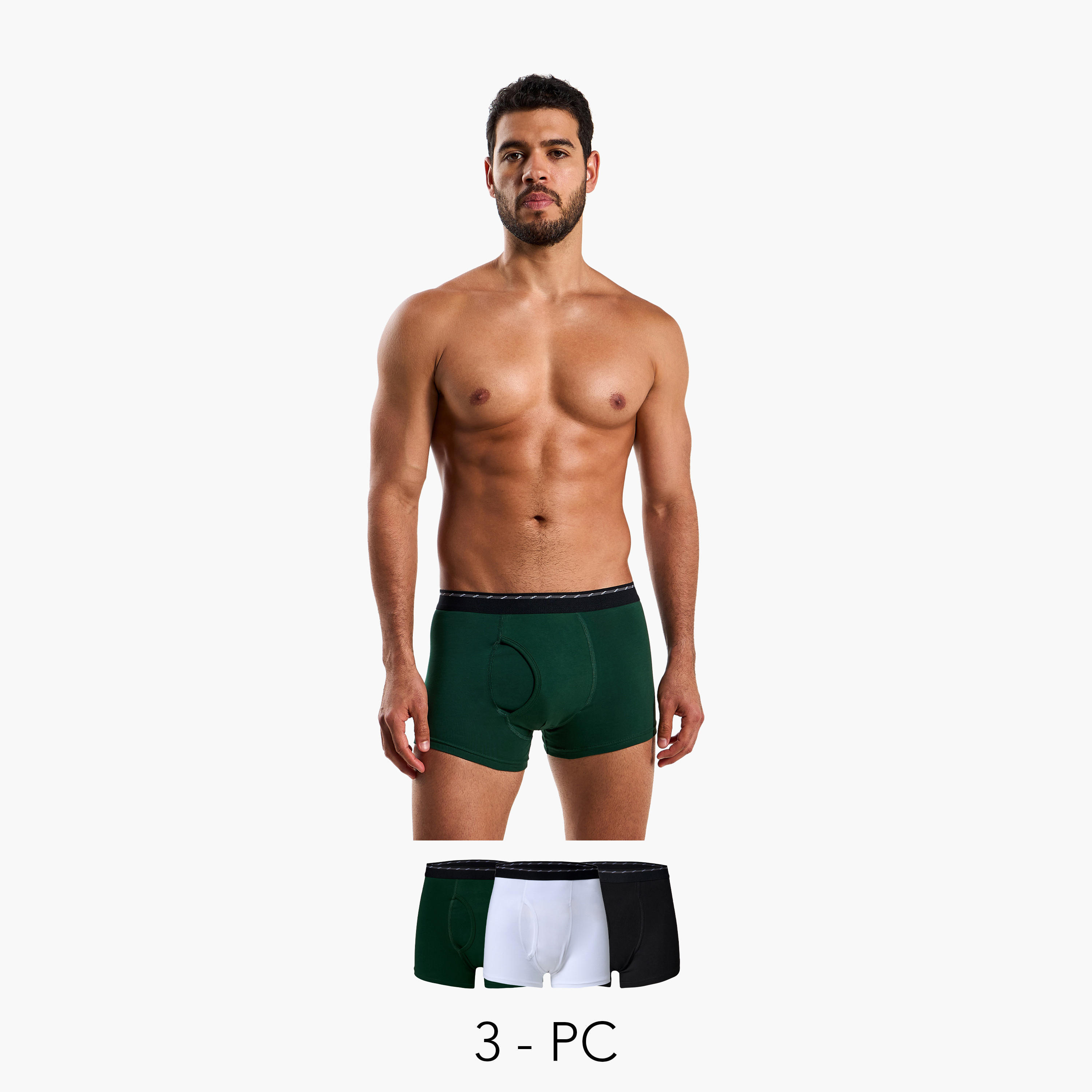 Men Assorted Trunks - Pack of 3-men-clothing-innerwear-underwear-image-1