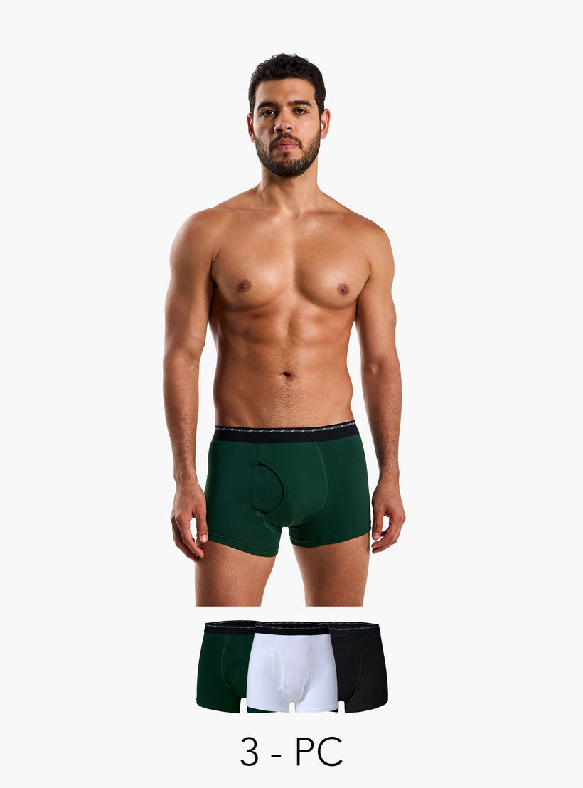 Men Assorted Trunks - Pack of 3-men-clothing-innerwear-underwear-image-1