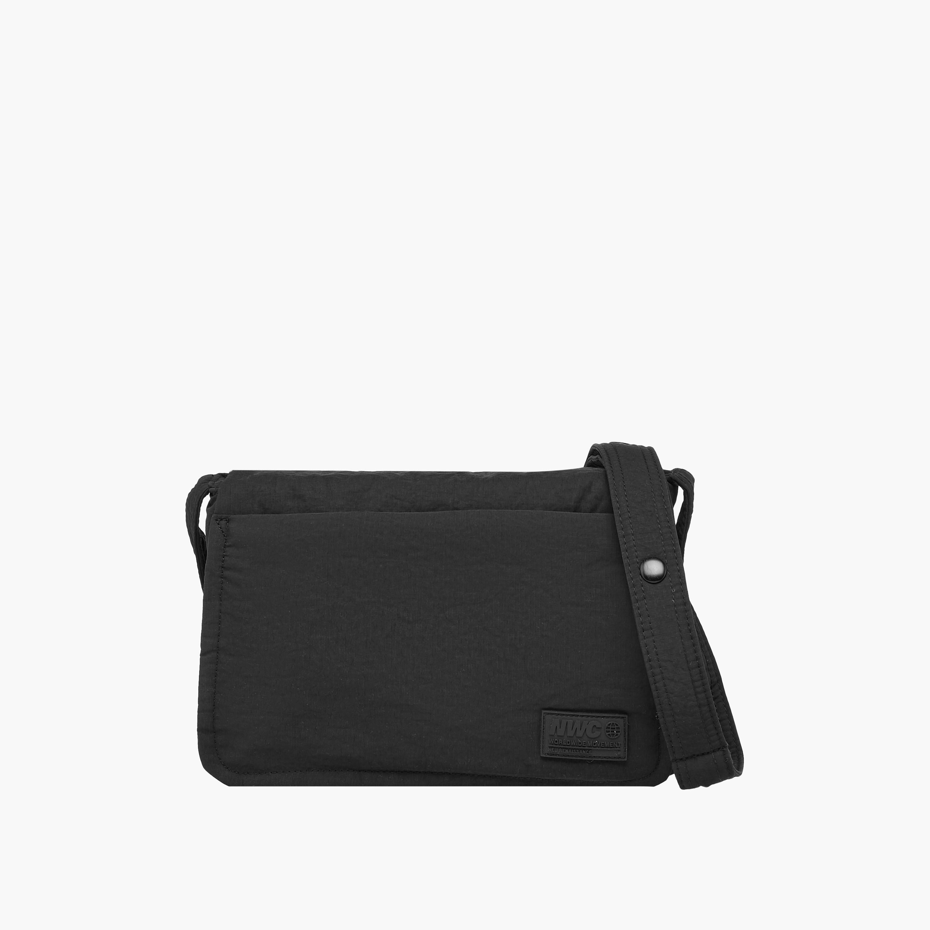 Men Flap Closure Crossbody Bag with Adjustable Strap-men-bags-image-1
