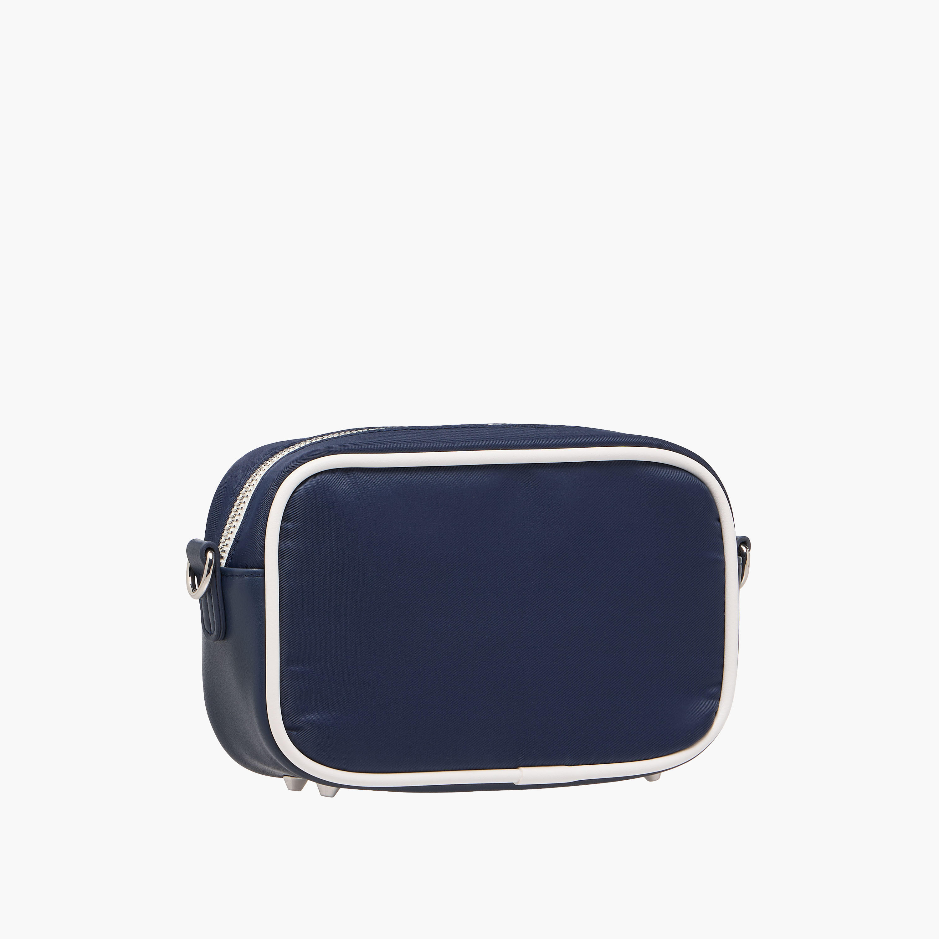 Men Panelled Crossbody Bag with Adjustable Strap-men-bags-image-3