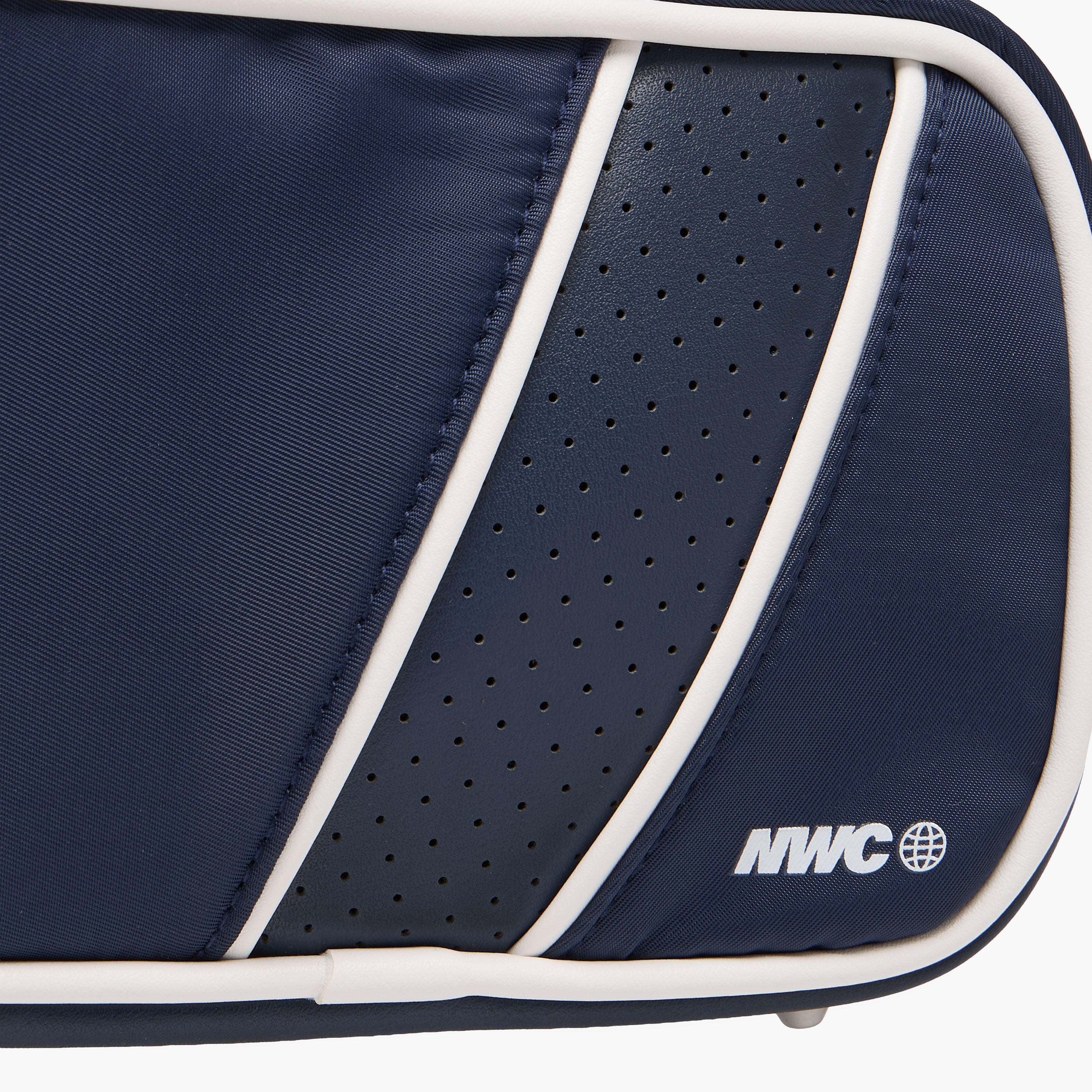 Men Panelled Crossbody Bag with Adjustable Strap-men-bags-image-4