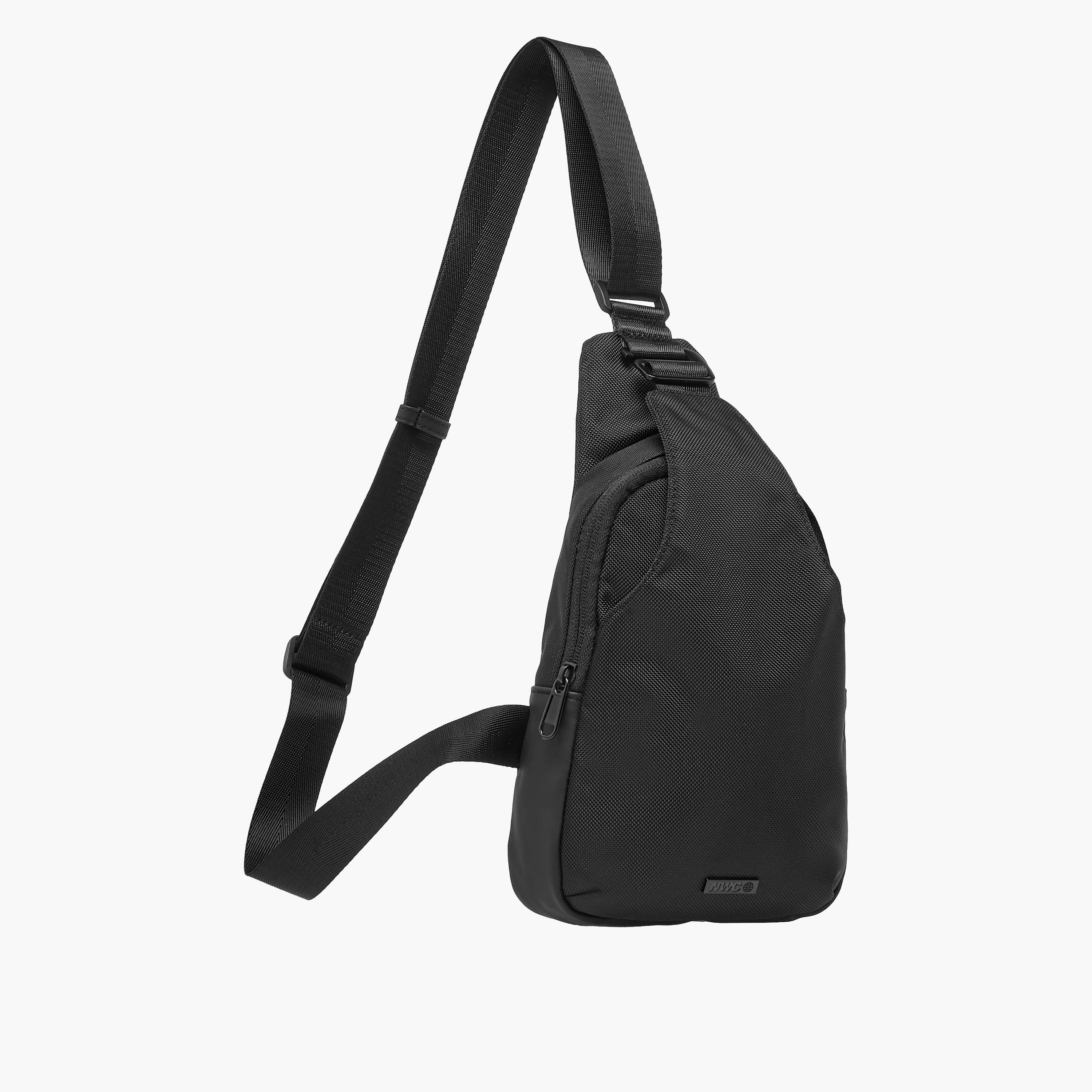 Textured Sling Backpack with Adjustable Strap-men-bags-image-2
