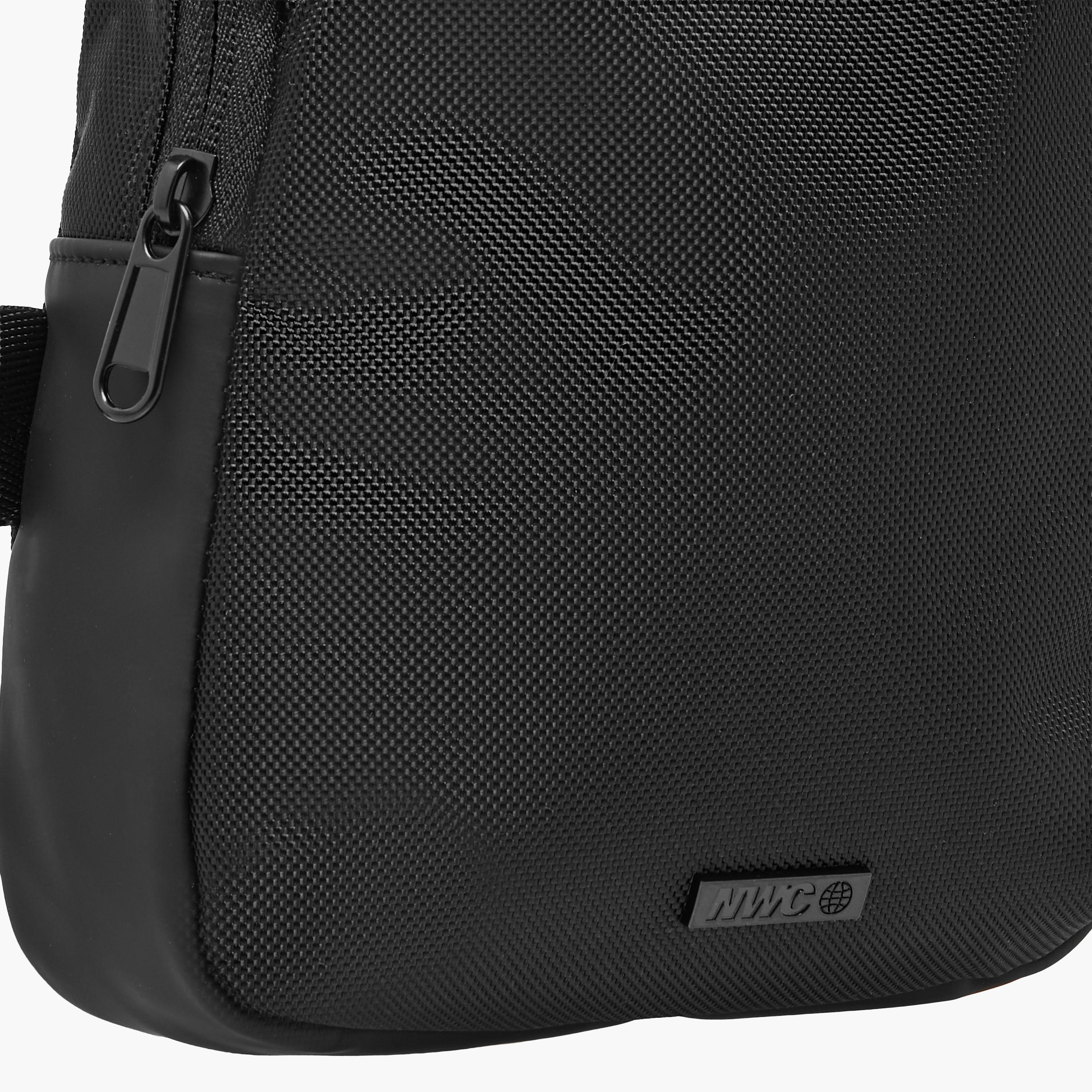 Textured Sling Backpack with Adjustable Strap-men-bags-image-4