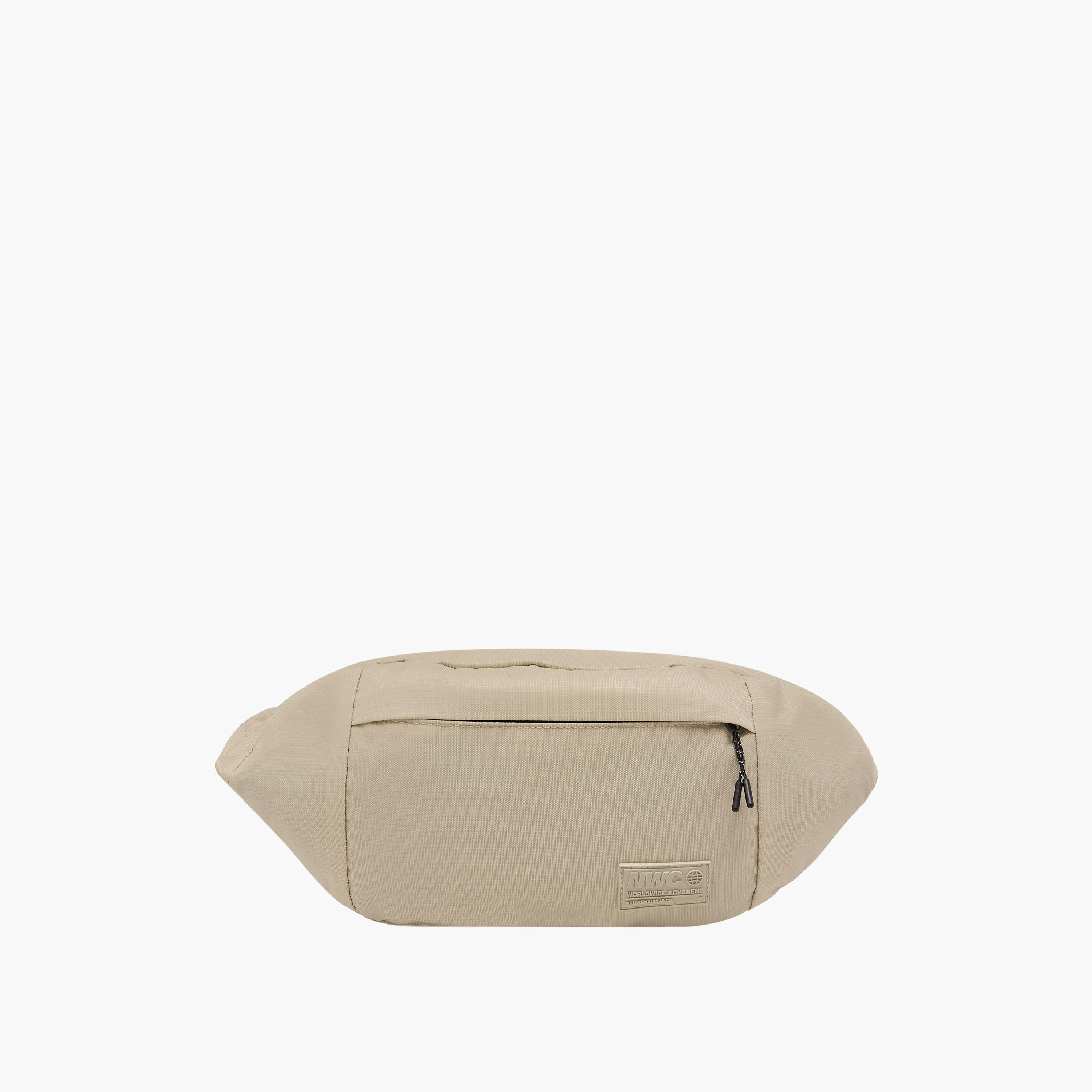 شنطة خصر رجالية بارزة الملمس بحزام بإبزيم-men-bags-image-1