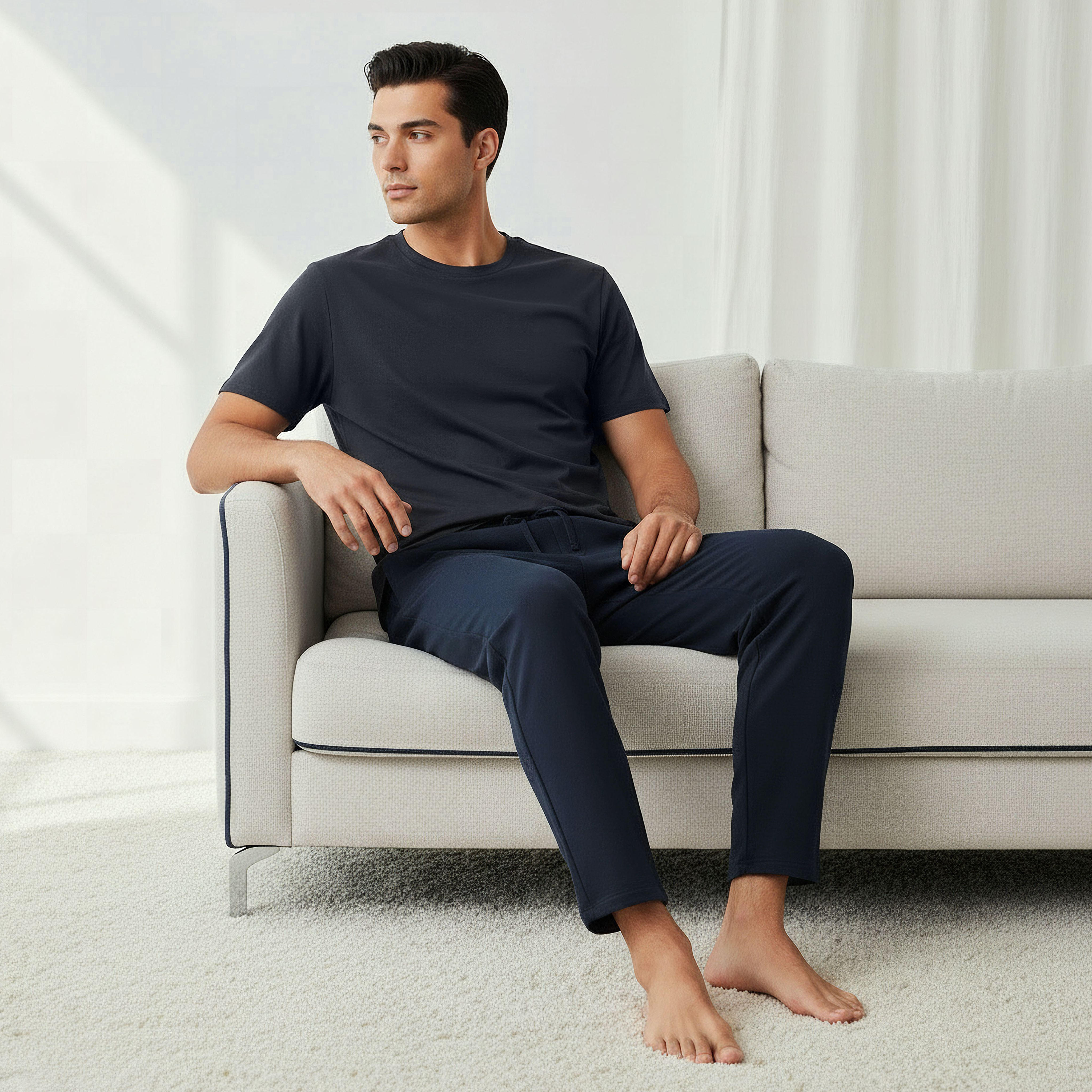 طقم بيجاما قطن للرجال-men-clothing-nightwear-sets-image-6