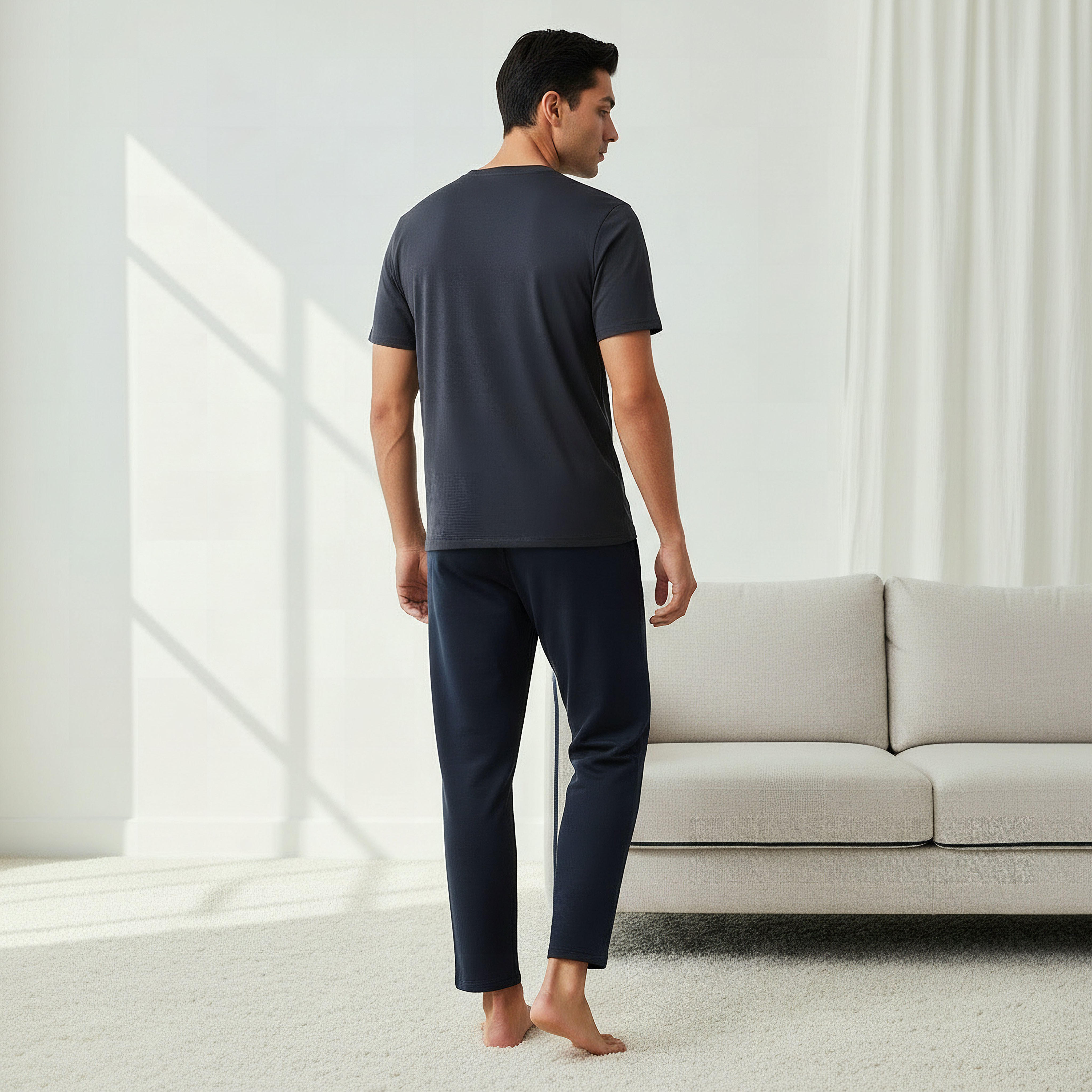 طقم بيجاما قطن للرجال-men-clothing-nightwear-sets-image-4