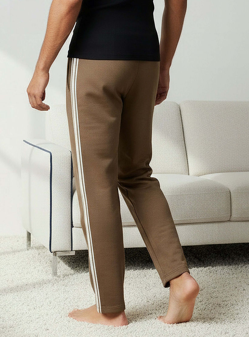 Men Straight-Leg Knit Pants with Tape Detail-men-clothing-bottoms-trousersandchinos-trousers-image-3