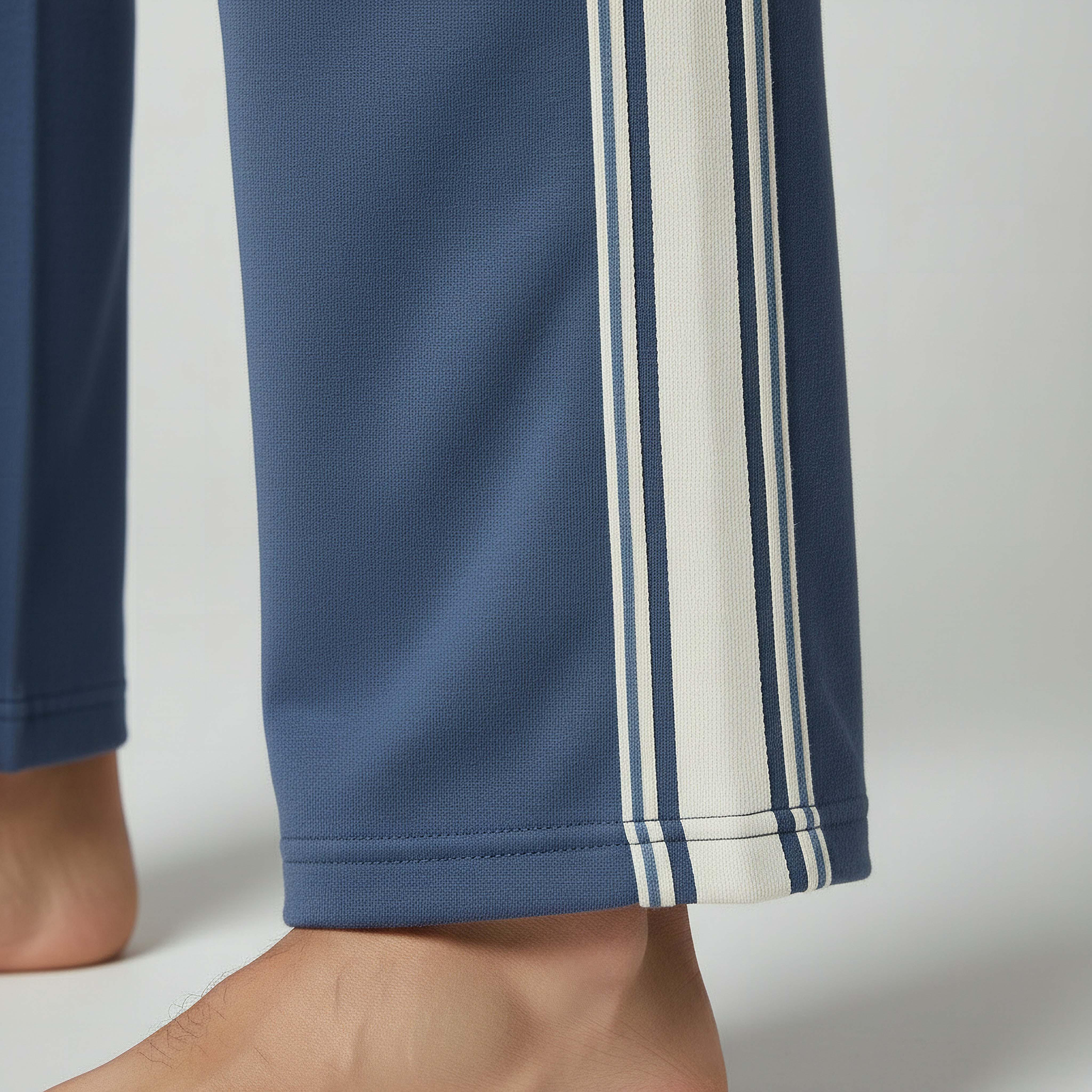 Men Straight-Leg Knit Pants with Tape Detail-men-clothing-bottoms-trousersandchinos-trousers-image-4