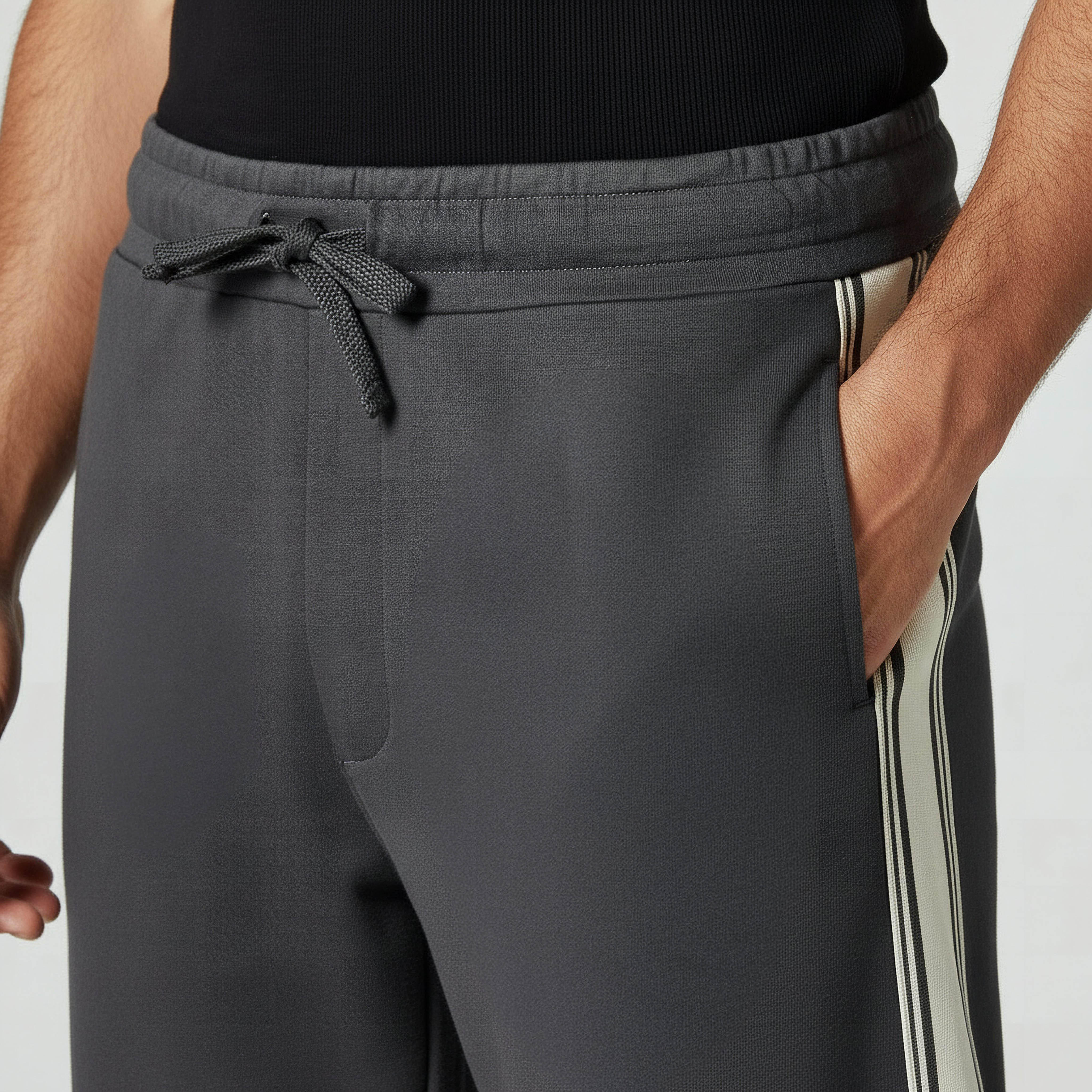 Men Straight-Leg Knit Pants with Tape Detail-men-clothing-bottoms-trousersandchinos-trousers-image-4