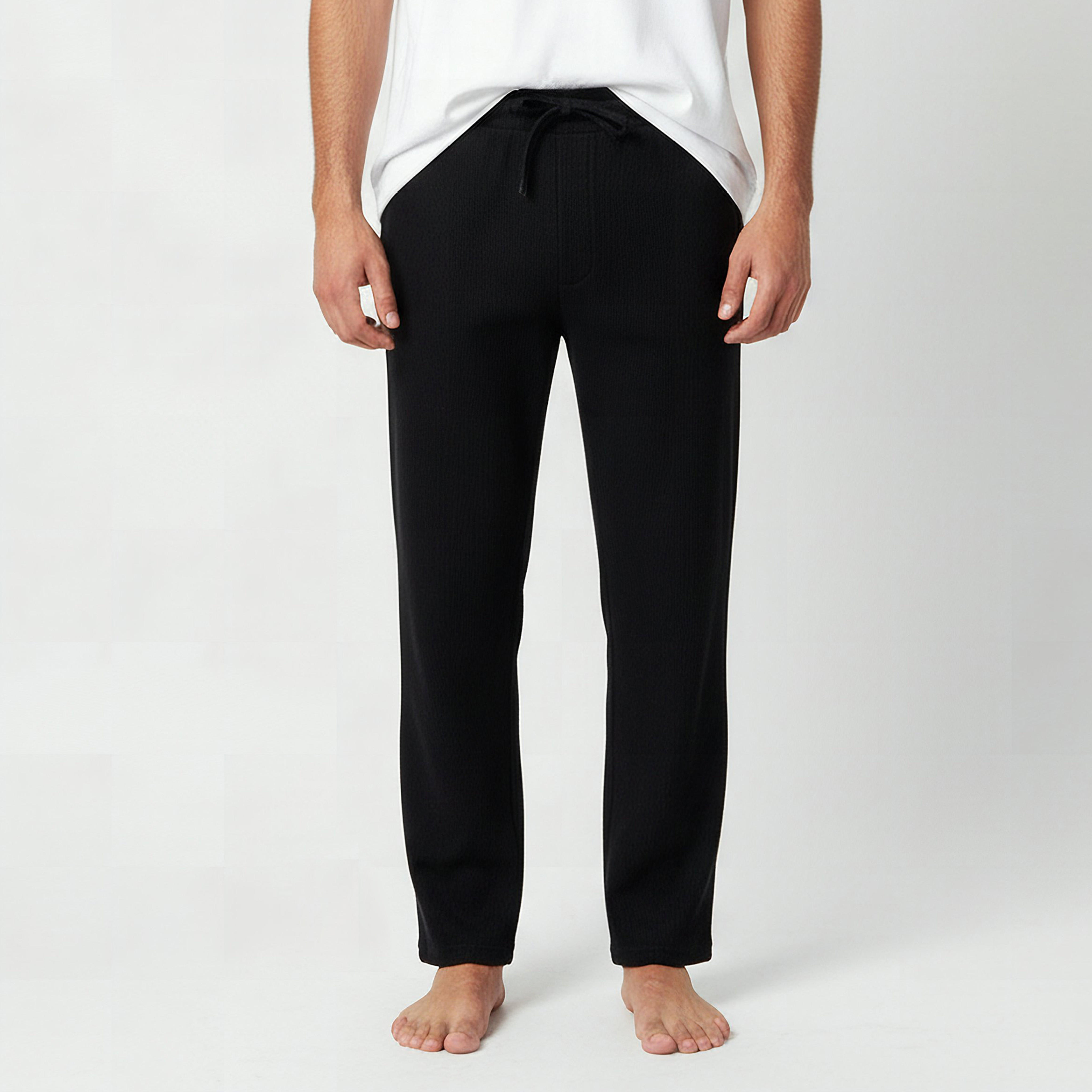Men Ribbed Pyjama with Pockets-men-clothing-nightwear-pyjamaandshorts-image-1