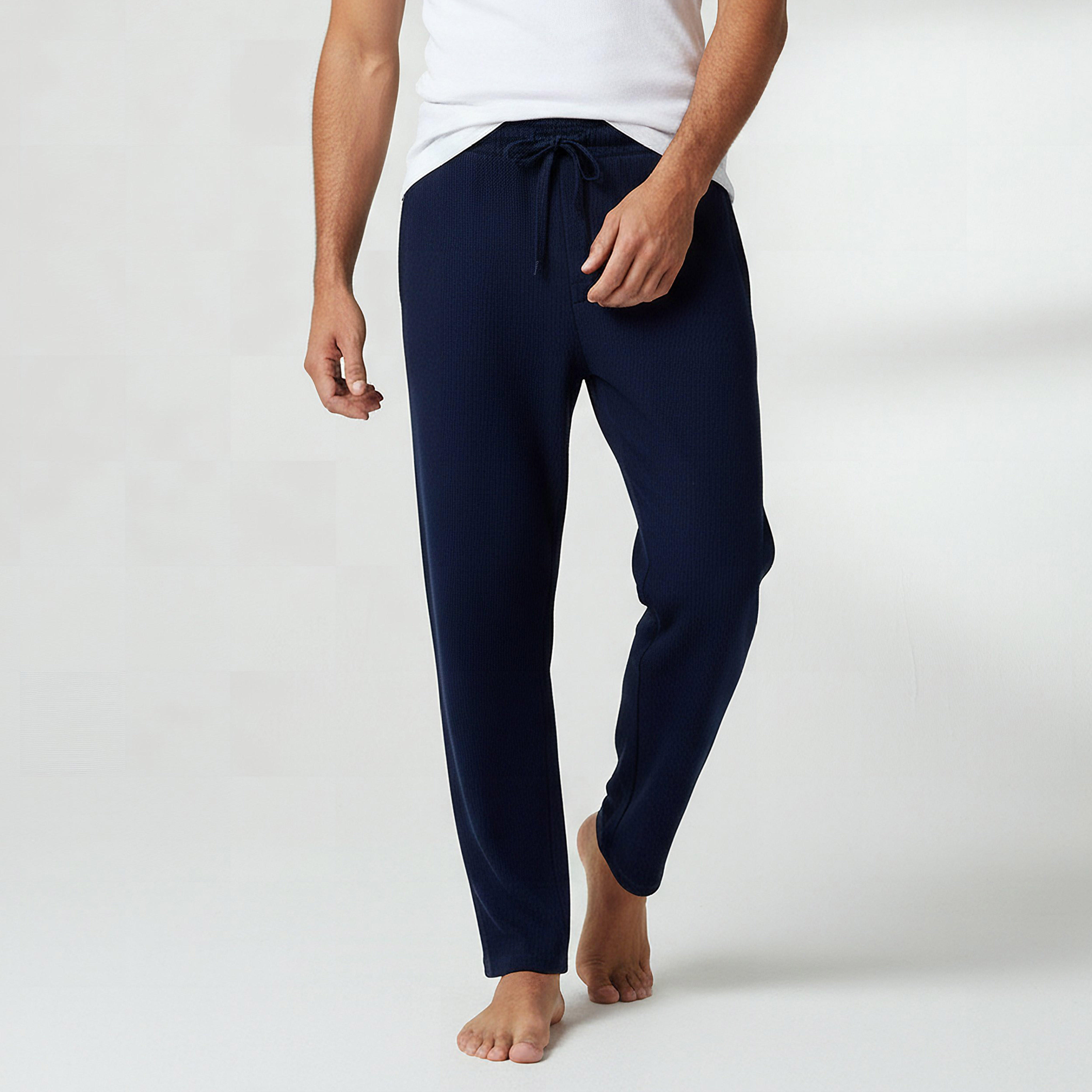 بنطلون بيجاما مضلع بجيوب للرجال-men-clothing-nightwear-pyjamaandshorts-image-5
