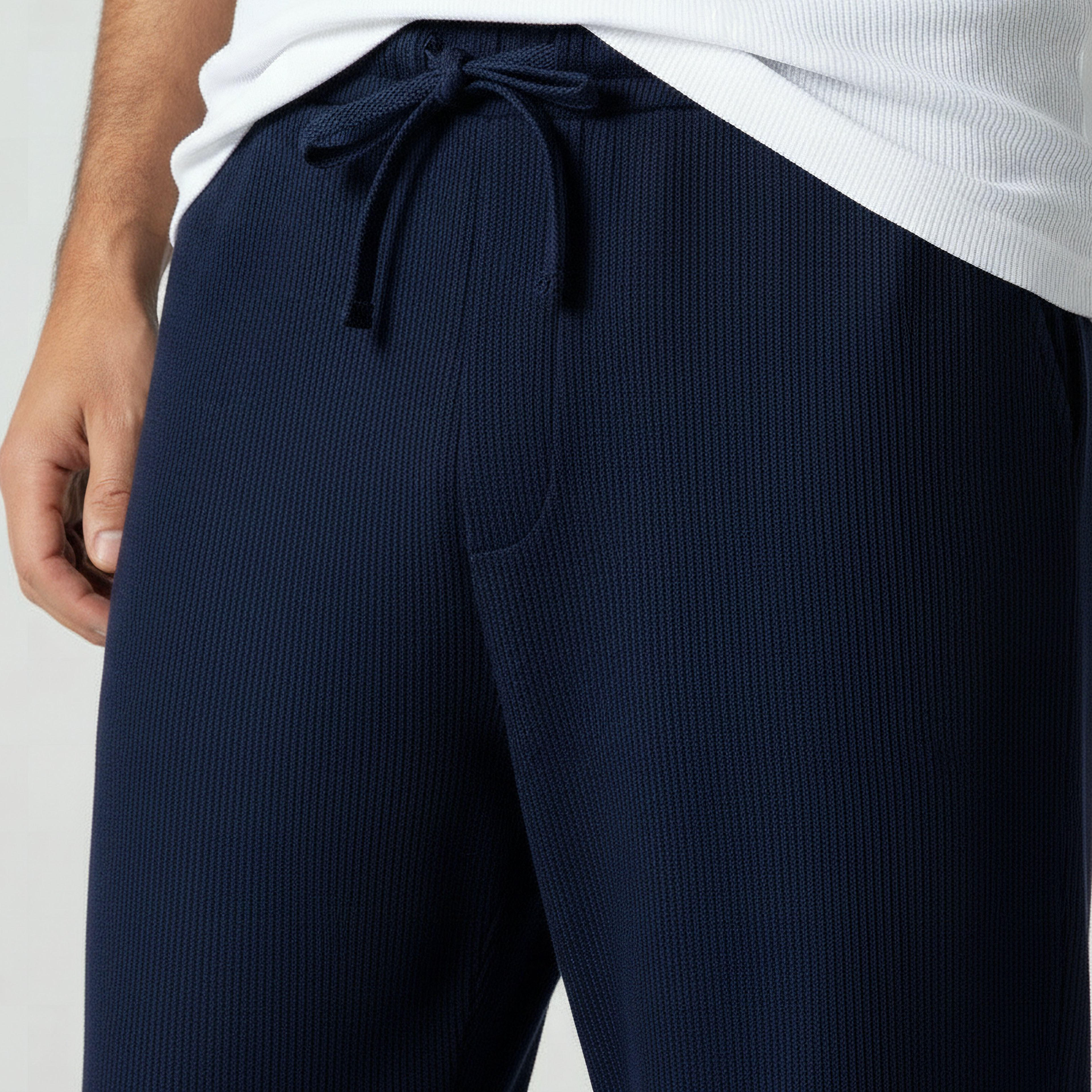 بنطلون بيجاما مضلع بجيوب للرجال-men-clothing-nightwear-pyjamaandshorts-image-2