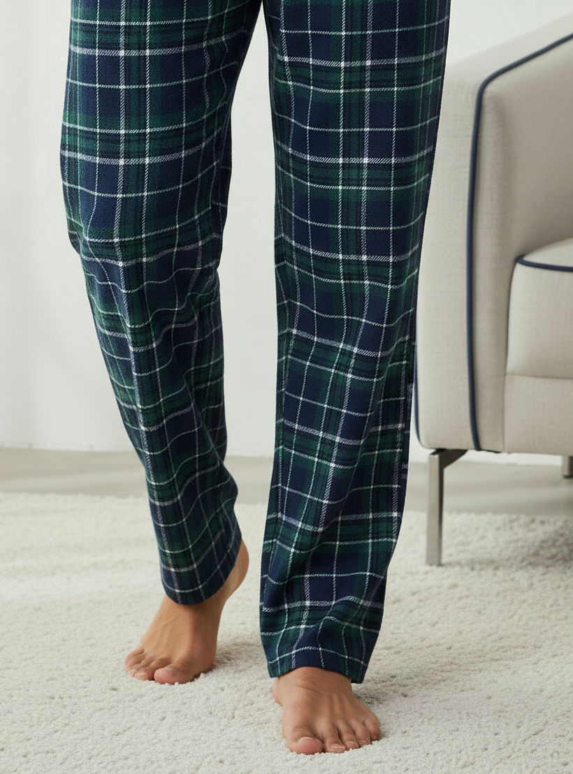Men Checked Nightwear Set-men-clothing-nightwear-sets-image-6