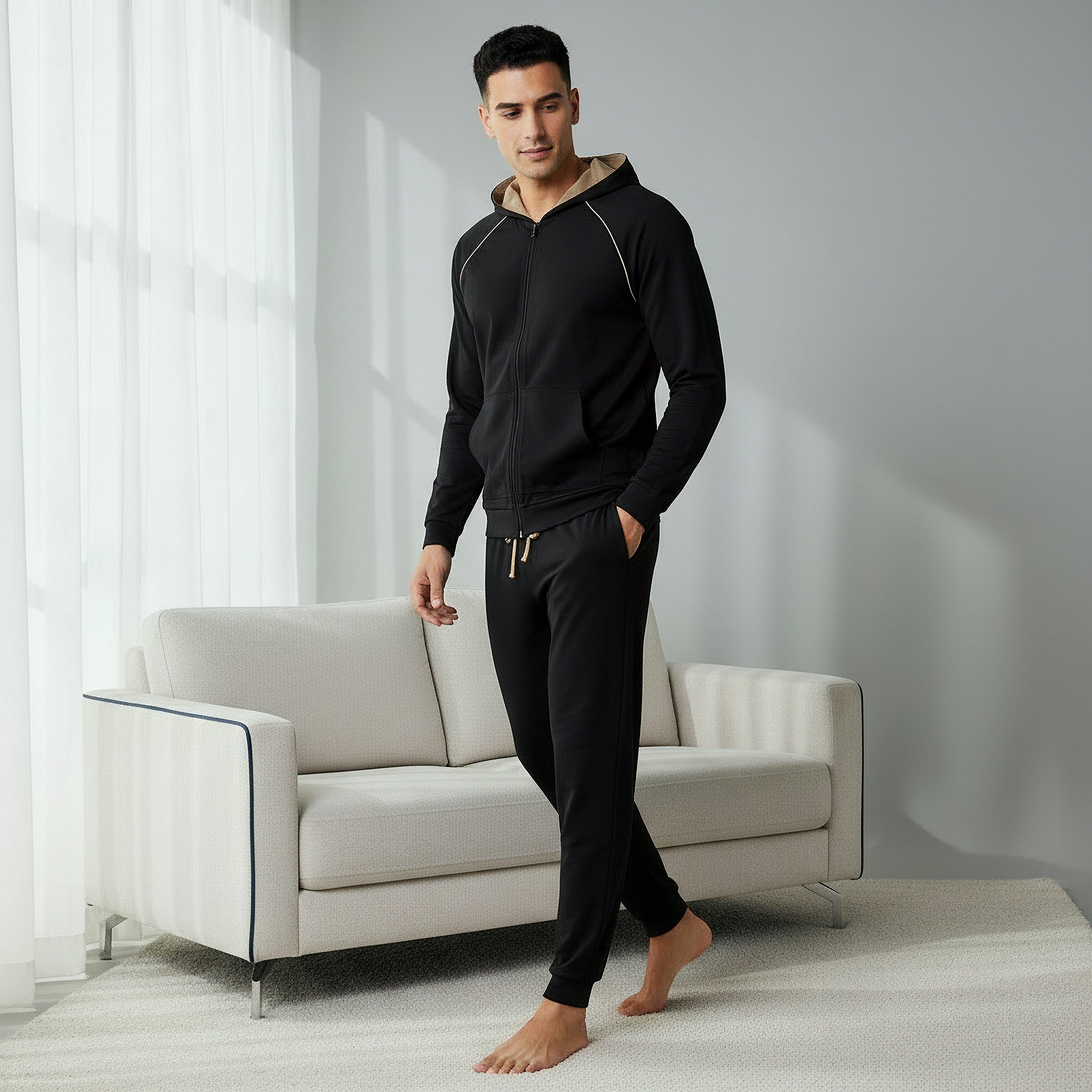 بنطلون بيجاما برباط إغلاق للرجال-men-clothing-nightwear-pyjamaandshorts-image-4