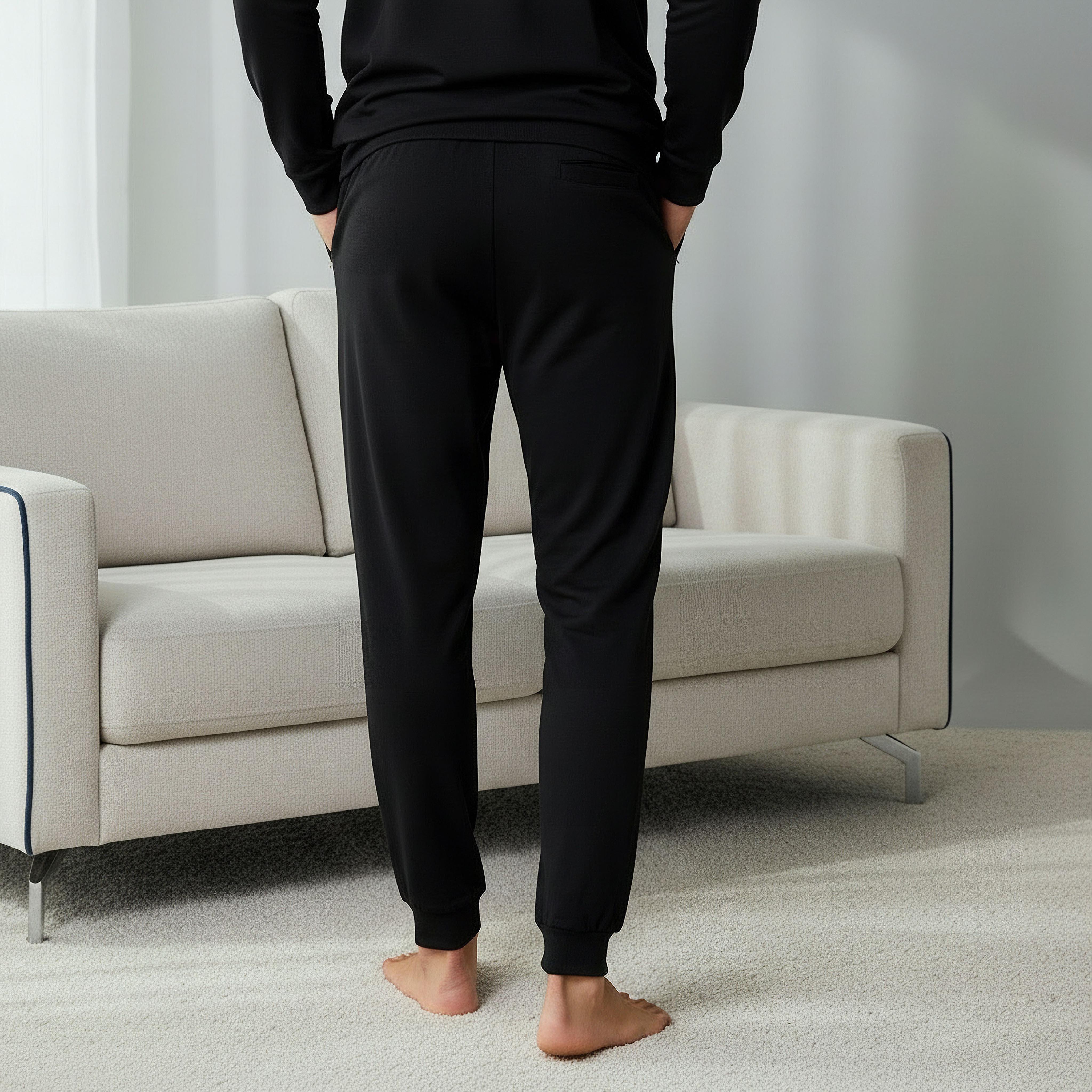 بنطلون بيجاما برباط إغلاق للرجال-men-clothing-nightwear-pyjamaandshorts-image-3