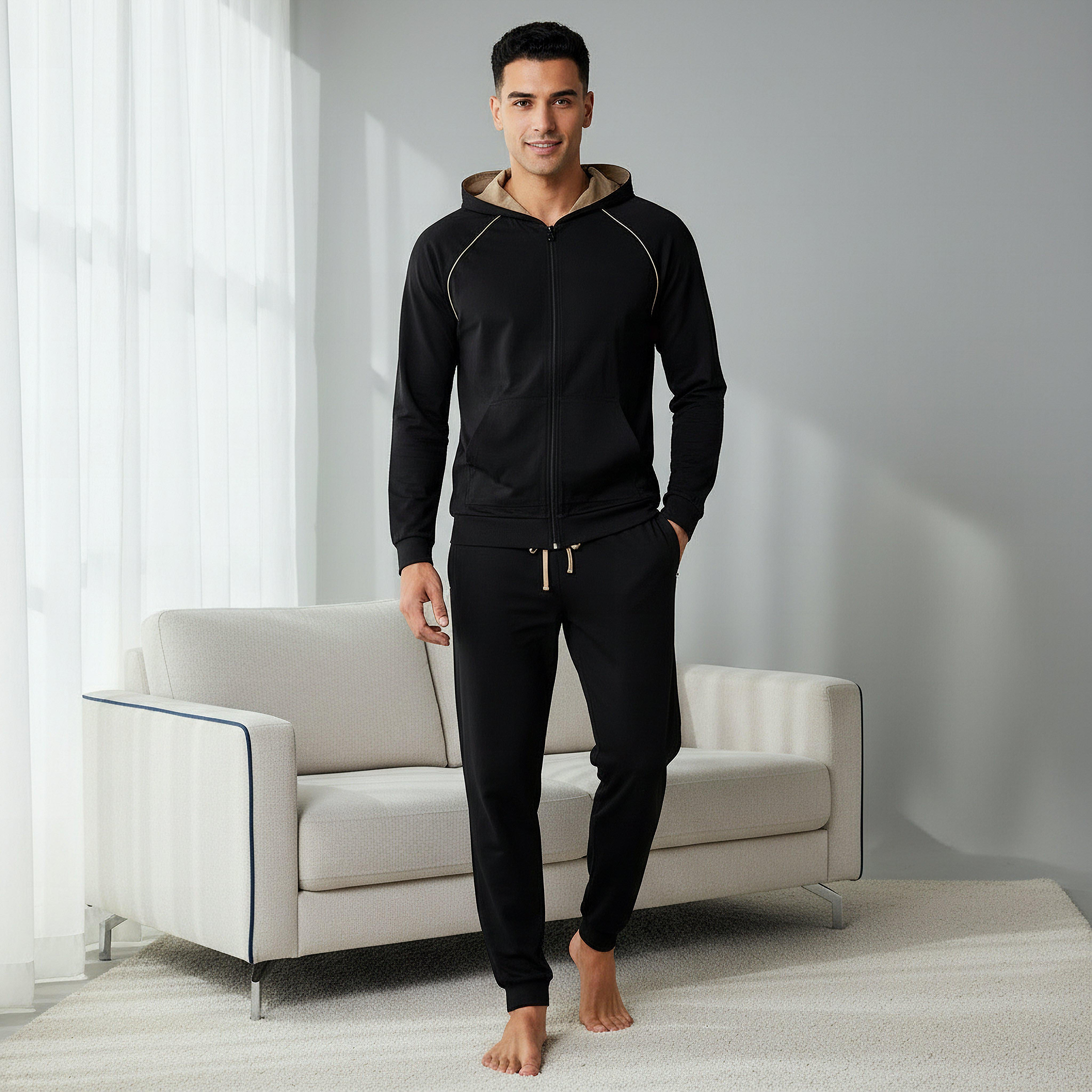 بنطلون بيجاما برباط إغلاق للرجال-men-clothing-nightwear-pyjamaandshorts-image-2