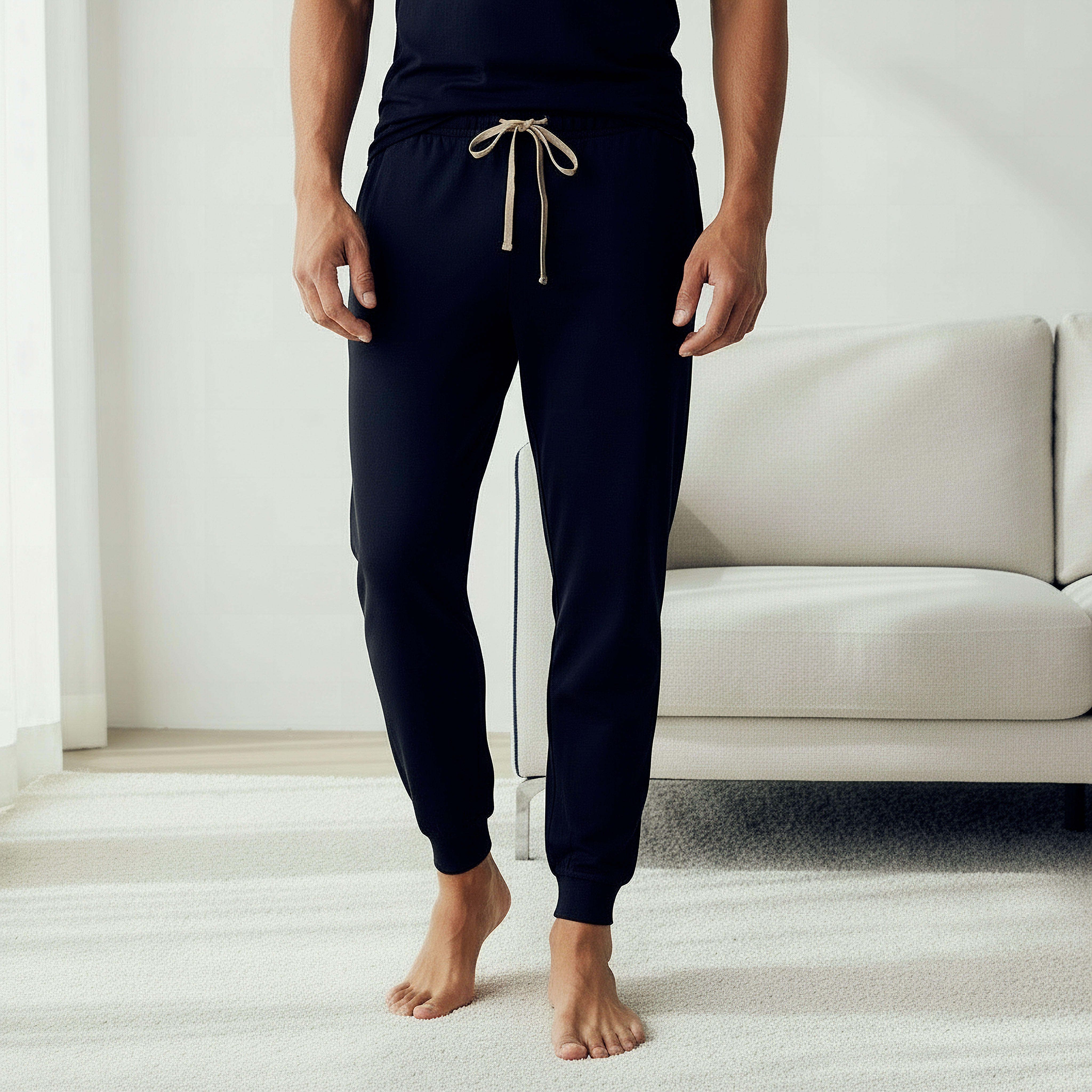 Men Pyjama with Drawstring Closure-men-clothing-nightwear-pyjamaandshorts-image-1
