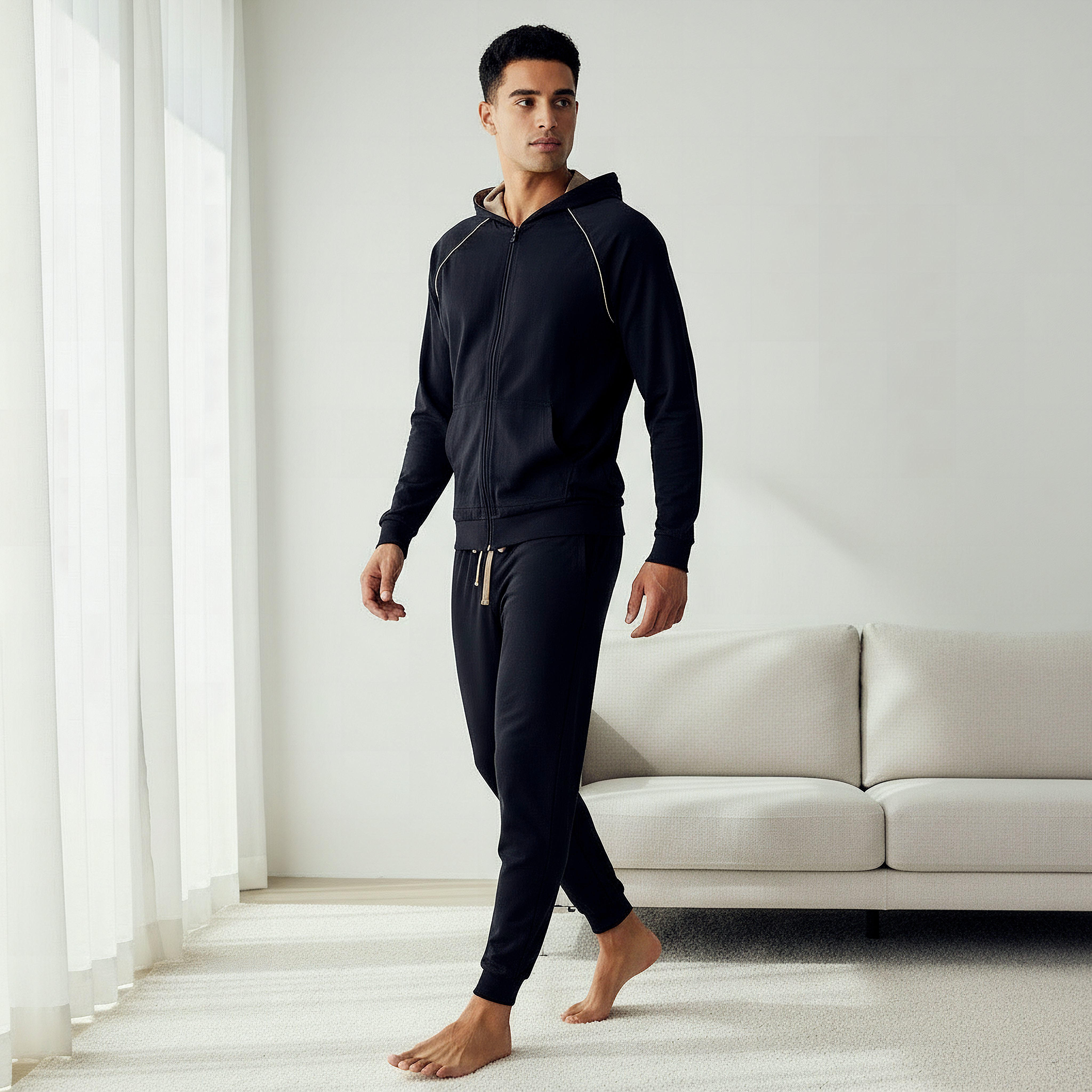 Men Pyjama with Drawstring Closure-men-clothing-nightwear-pyjamaandshorts-image-5