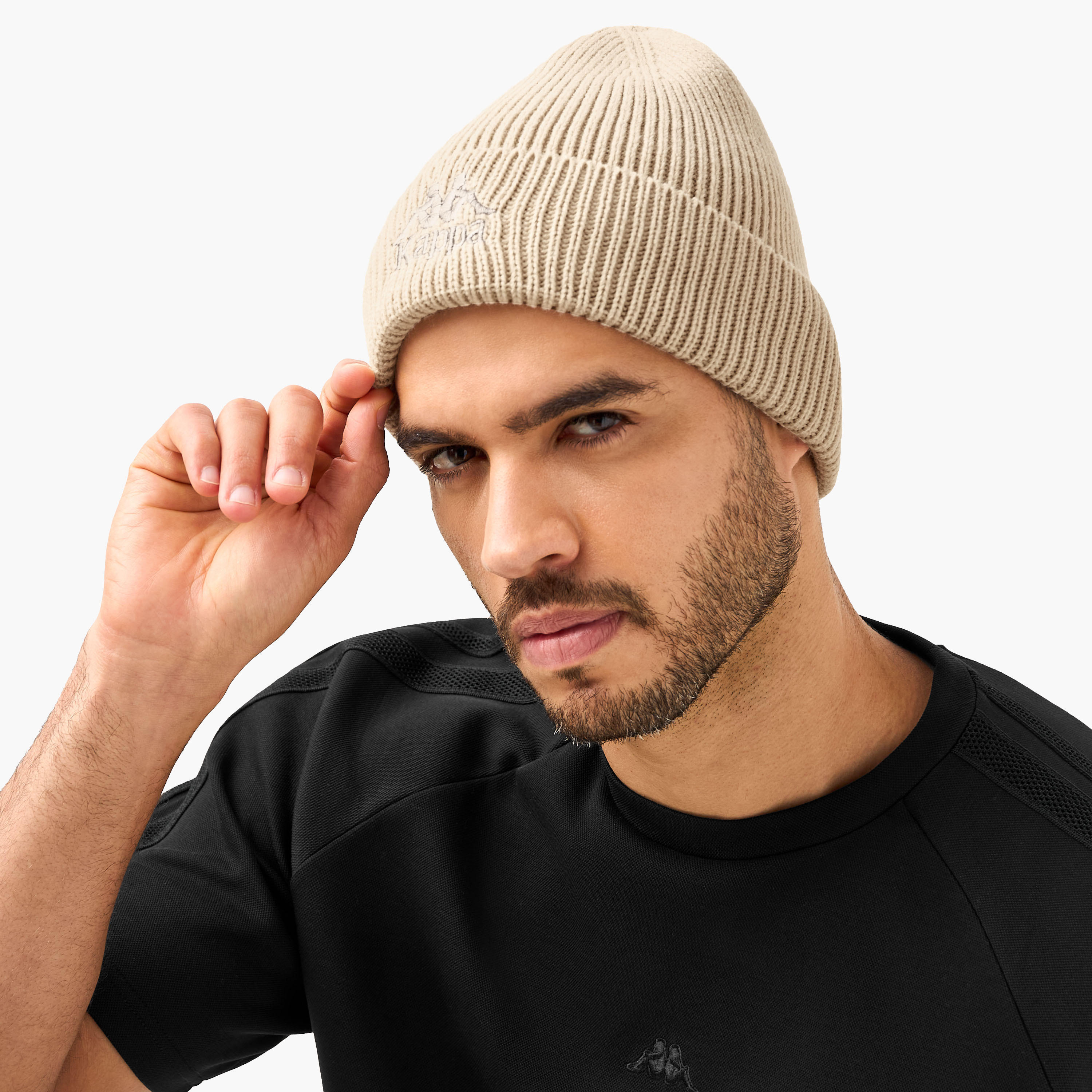 طقم قبعات بيني قطعتين بتطريز الشعار للرجال من كابا-men-caps-image-3