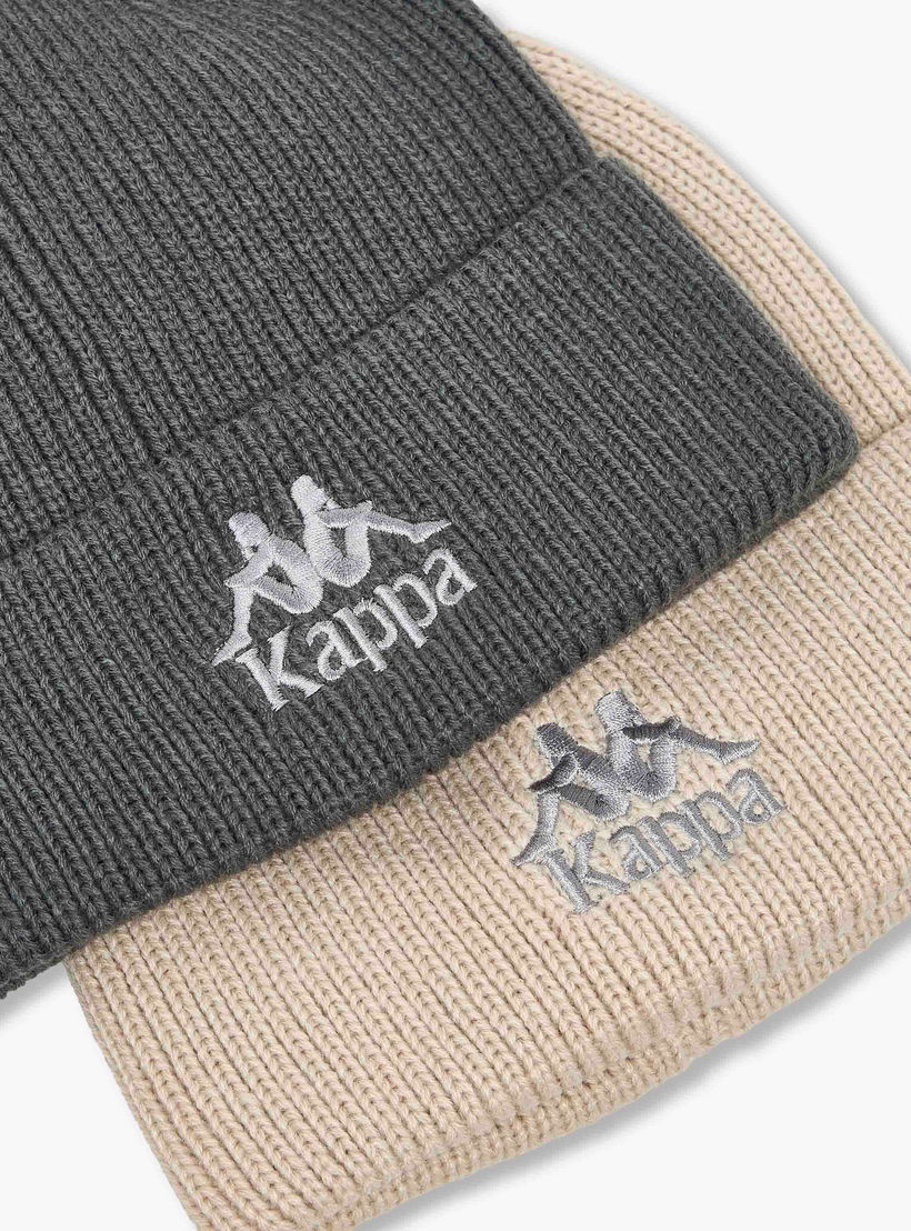 طقم قبعات بيني قطعتين بتطريز الشعار للرجال من كابا-men-caps-image-5