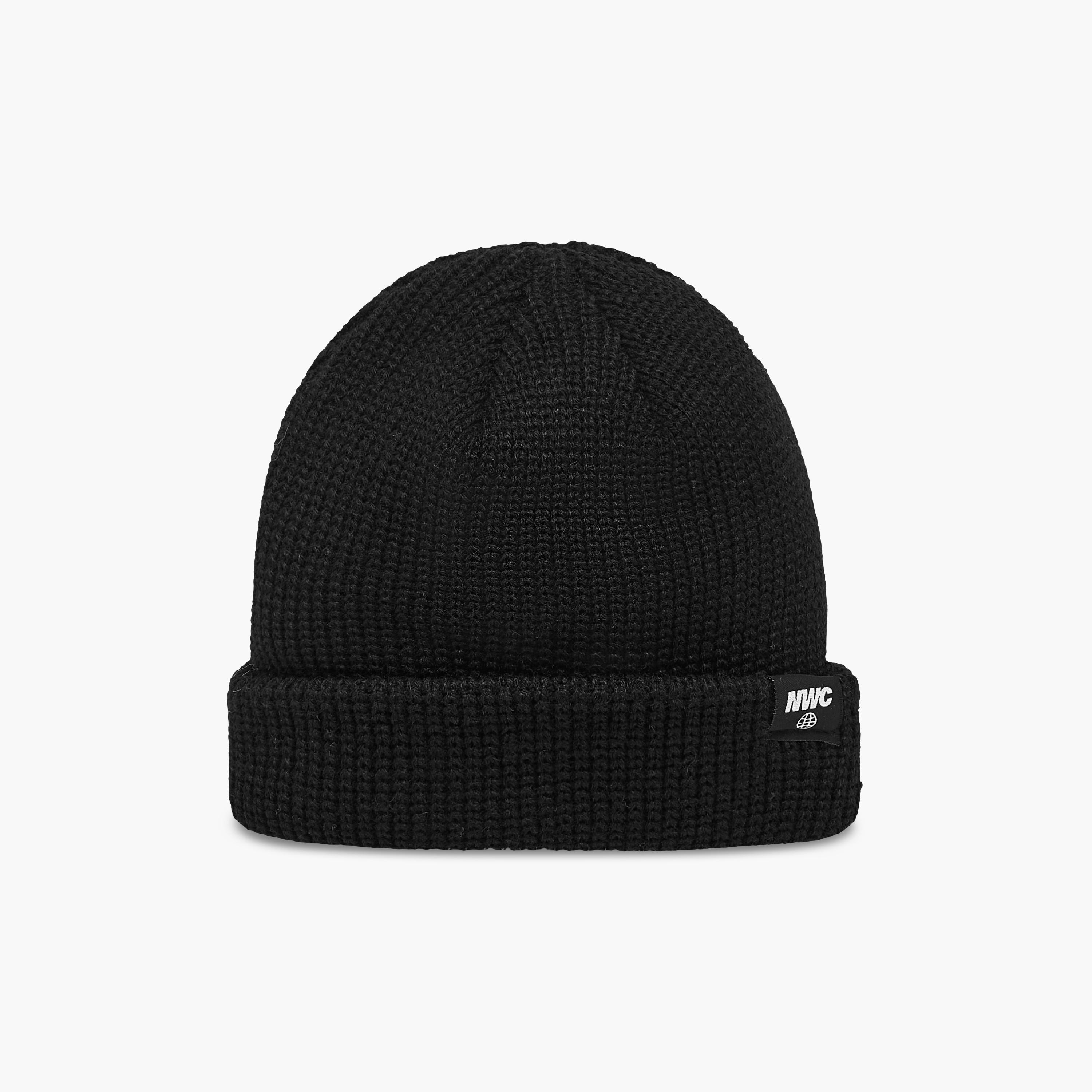 Men Beanie with Waffle Texture Detail - Set of 2-men-caps-image-2