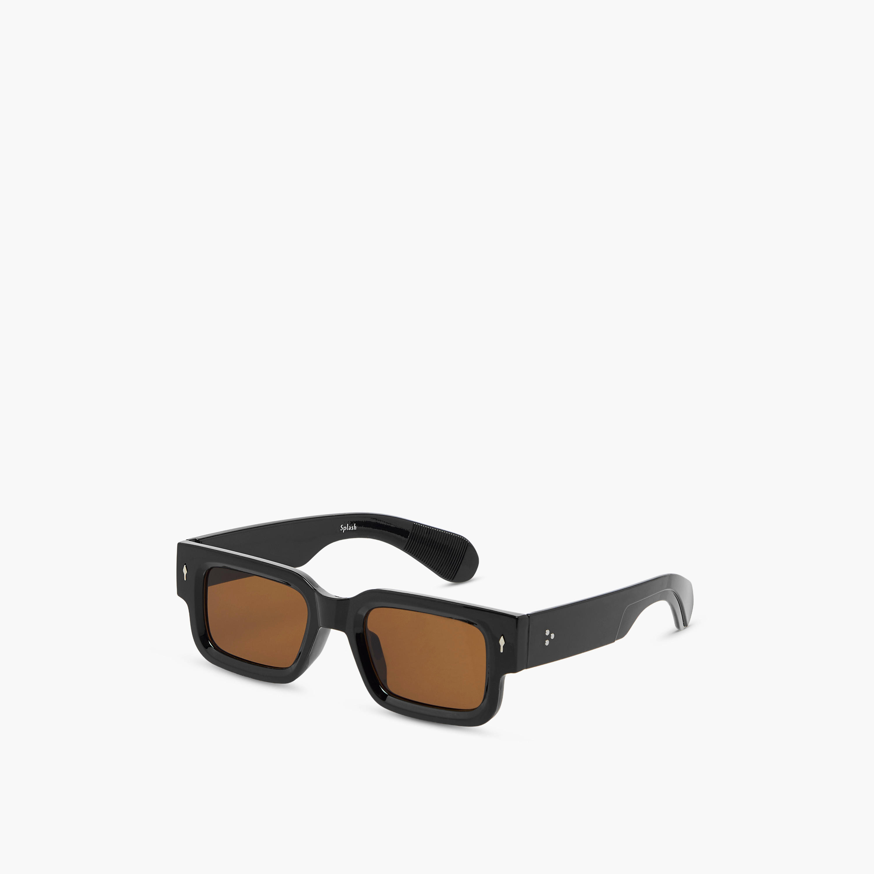 Men Rectangle Brown Lens Sunglasses-men-sunglasses-image-1