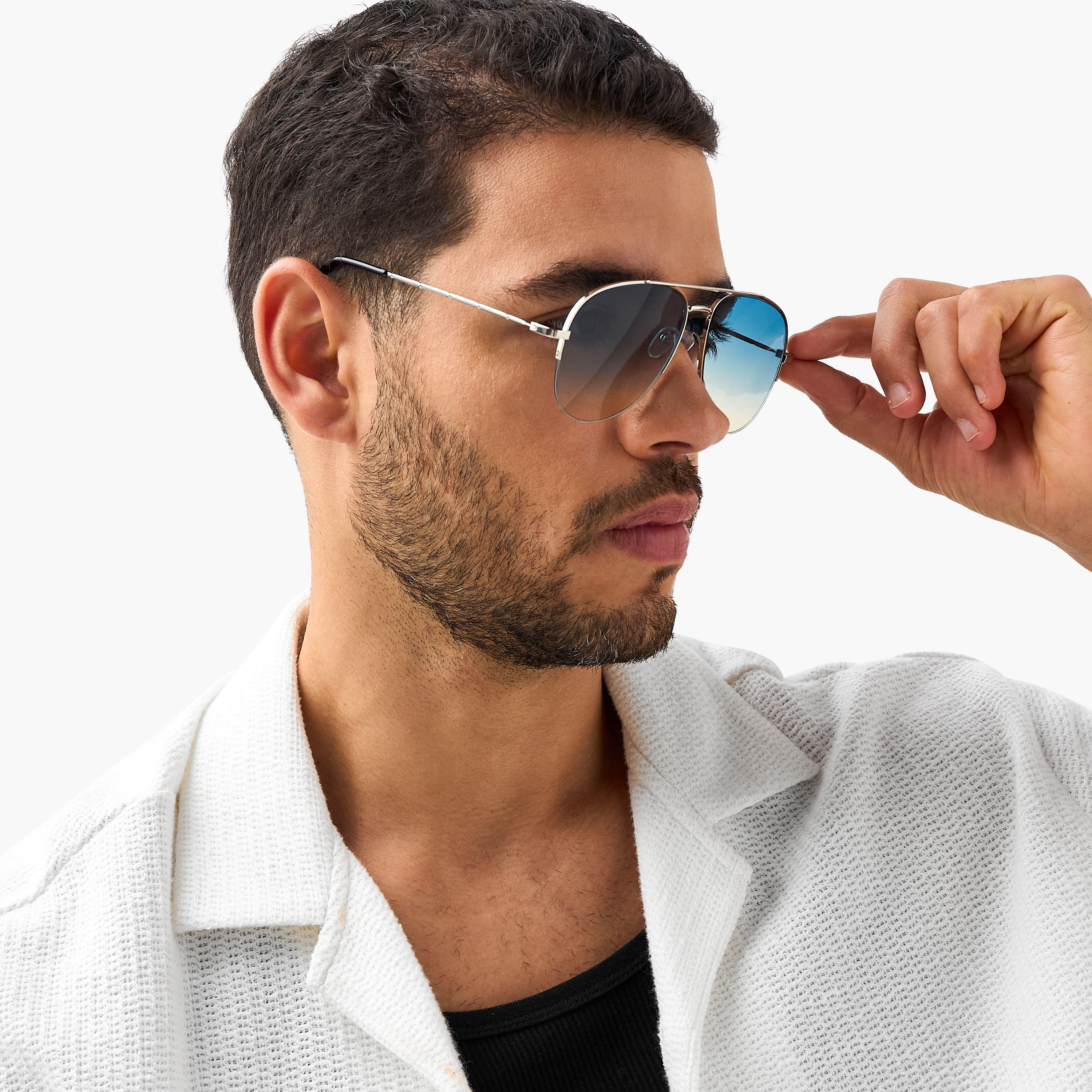Men Gradient Lens Color Sunglasses-men-sunglasses-image-2