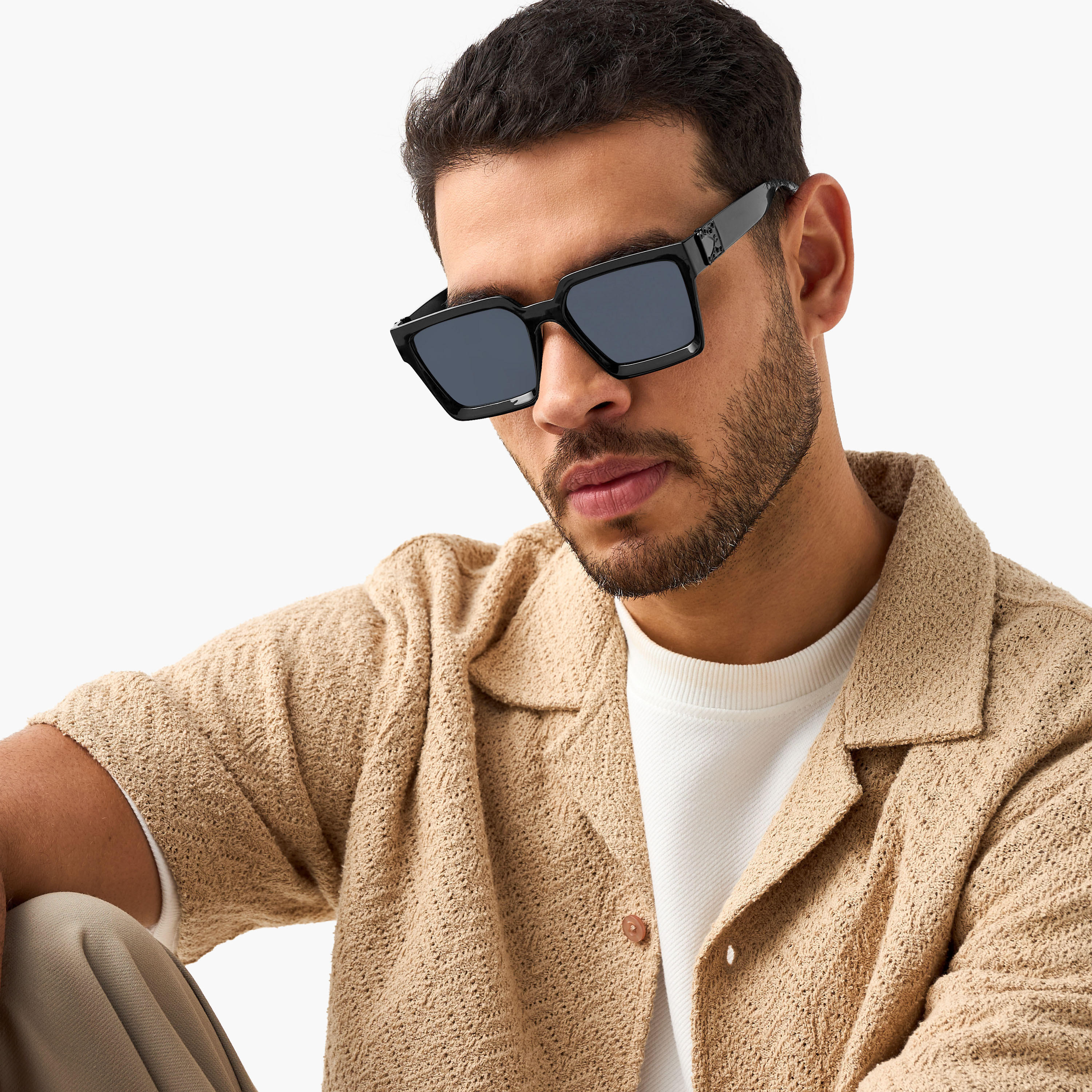 نظارة شمسية مربعة بعدسات سوداء للرجال-men-sunglasses-image-5