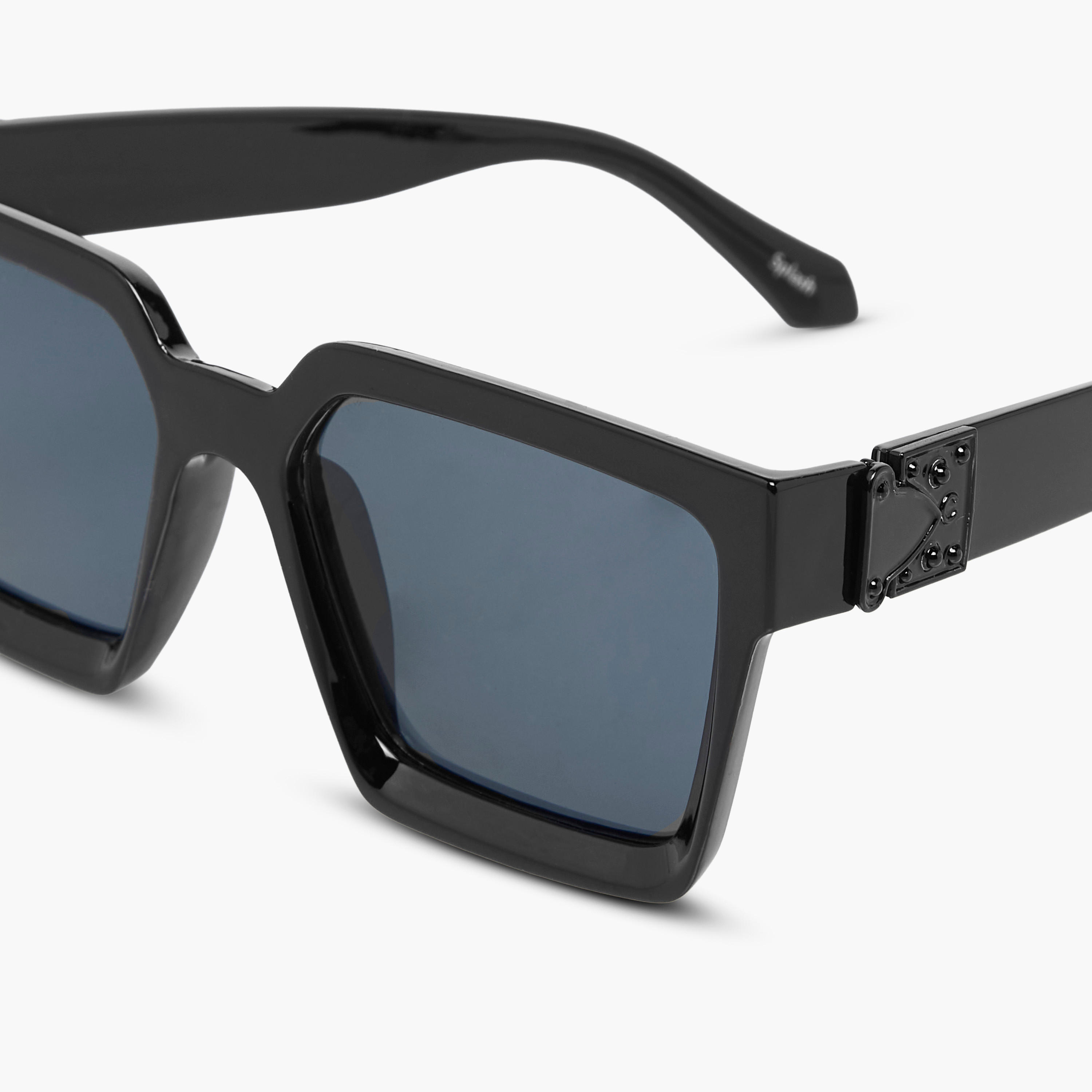 نظارة شمسية مربعة بعدسات سوداء للرجال-men-sunglasses-image-1