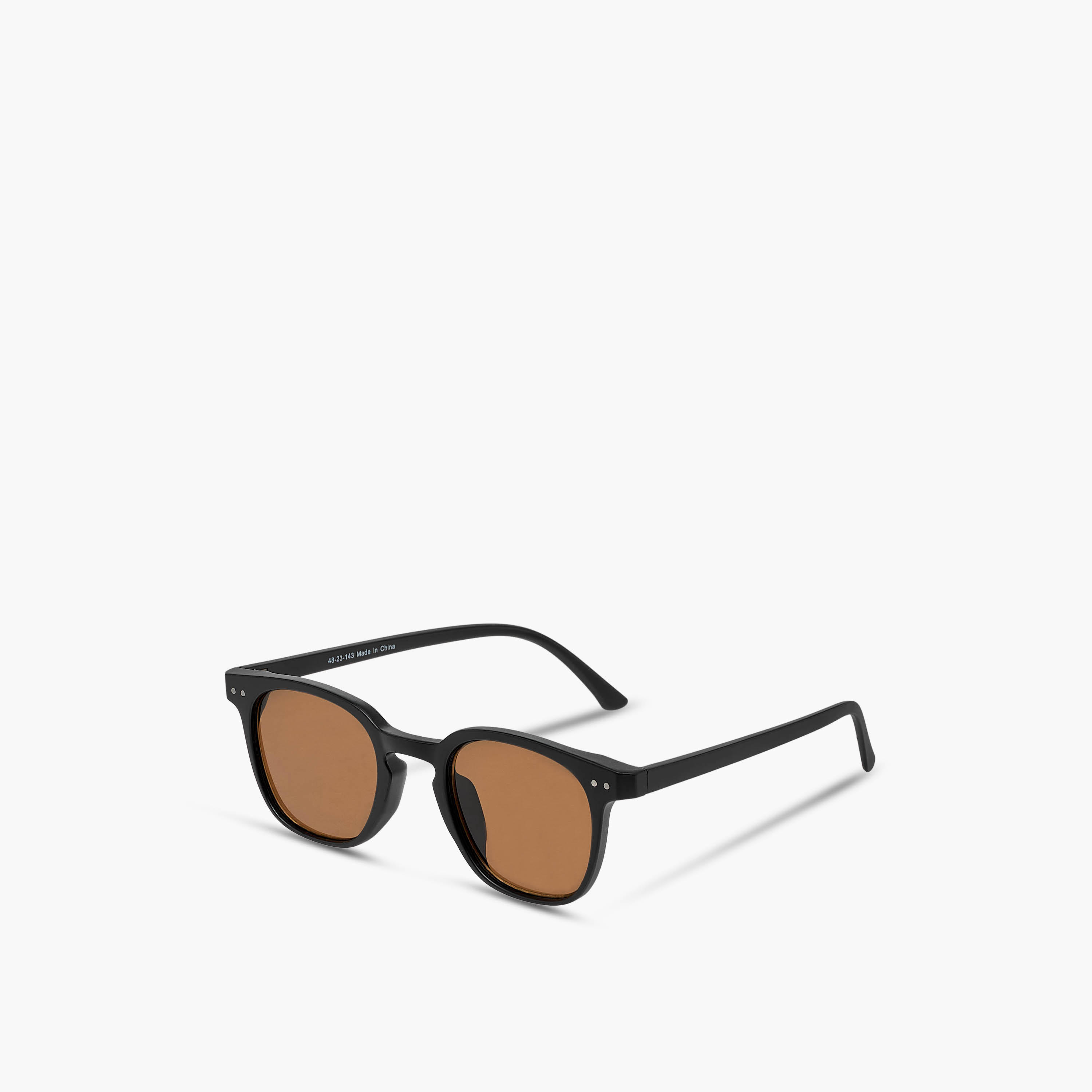 Men Wayfarer Black Lens Sunglasses-men-sunglasses-image-1