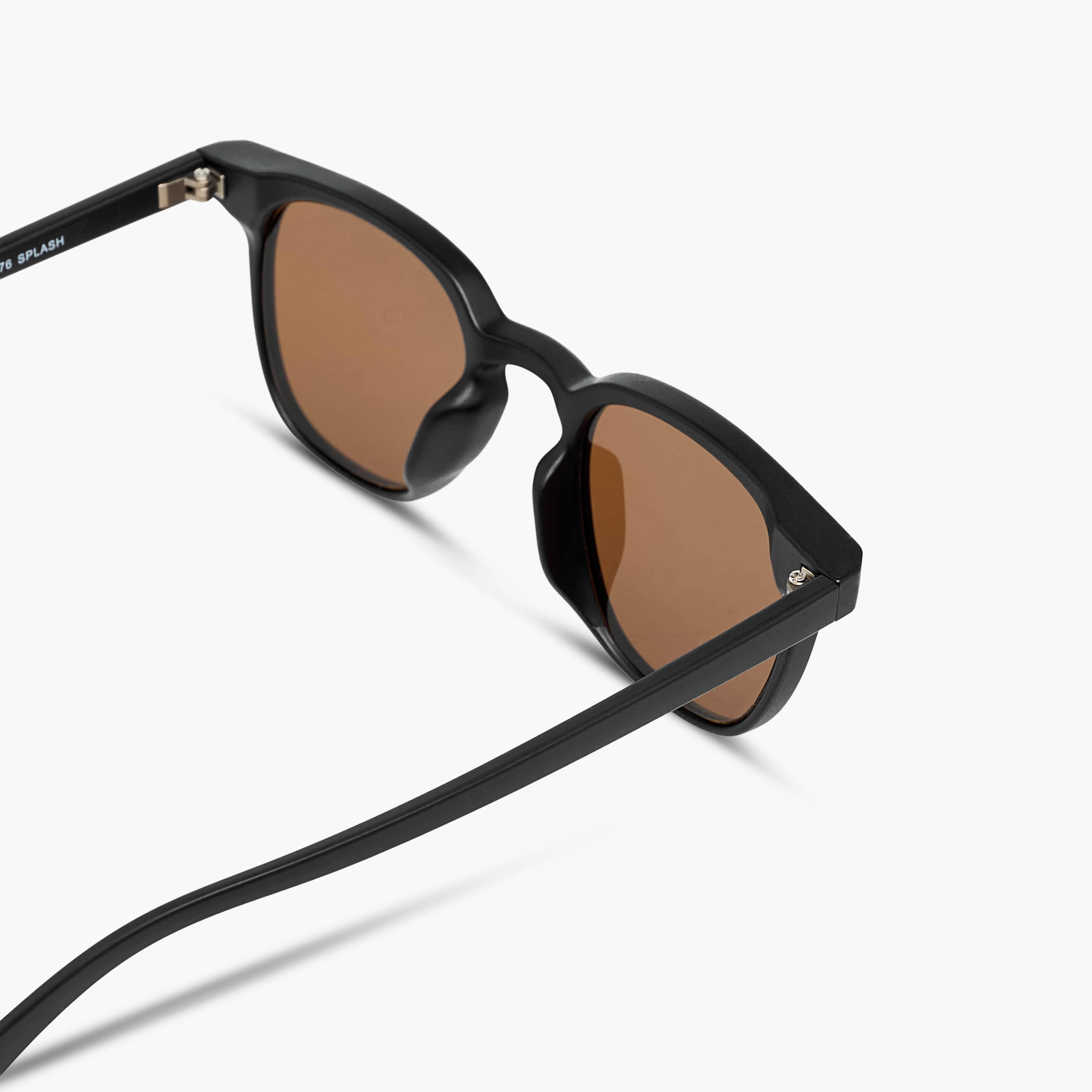 Men Wayfarer Black Lens Sunglasses-men-sunglasses-image-5