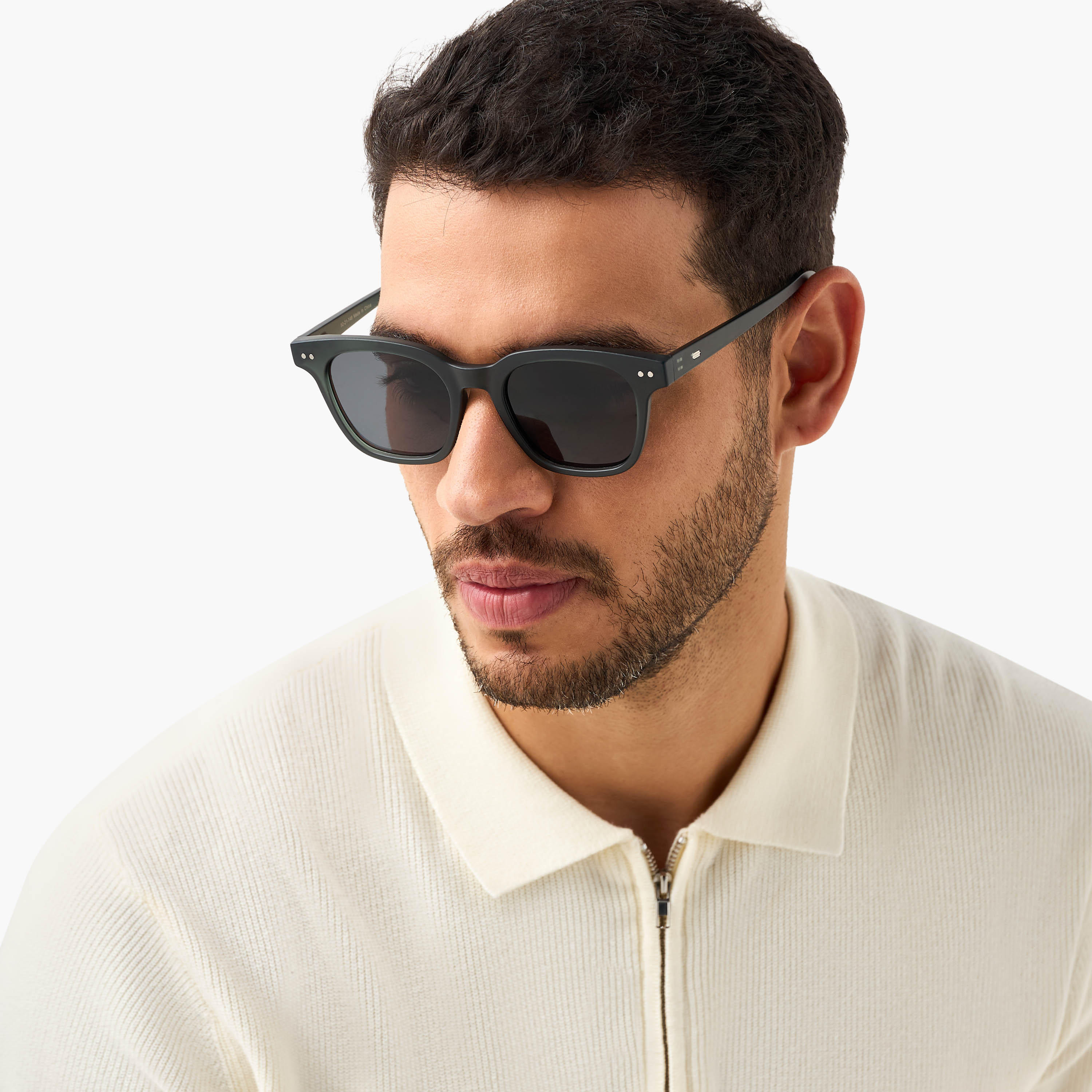 Men Wayfarer Grey Lens Sunglasses-men-sunglasses-image-2