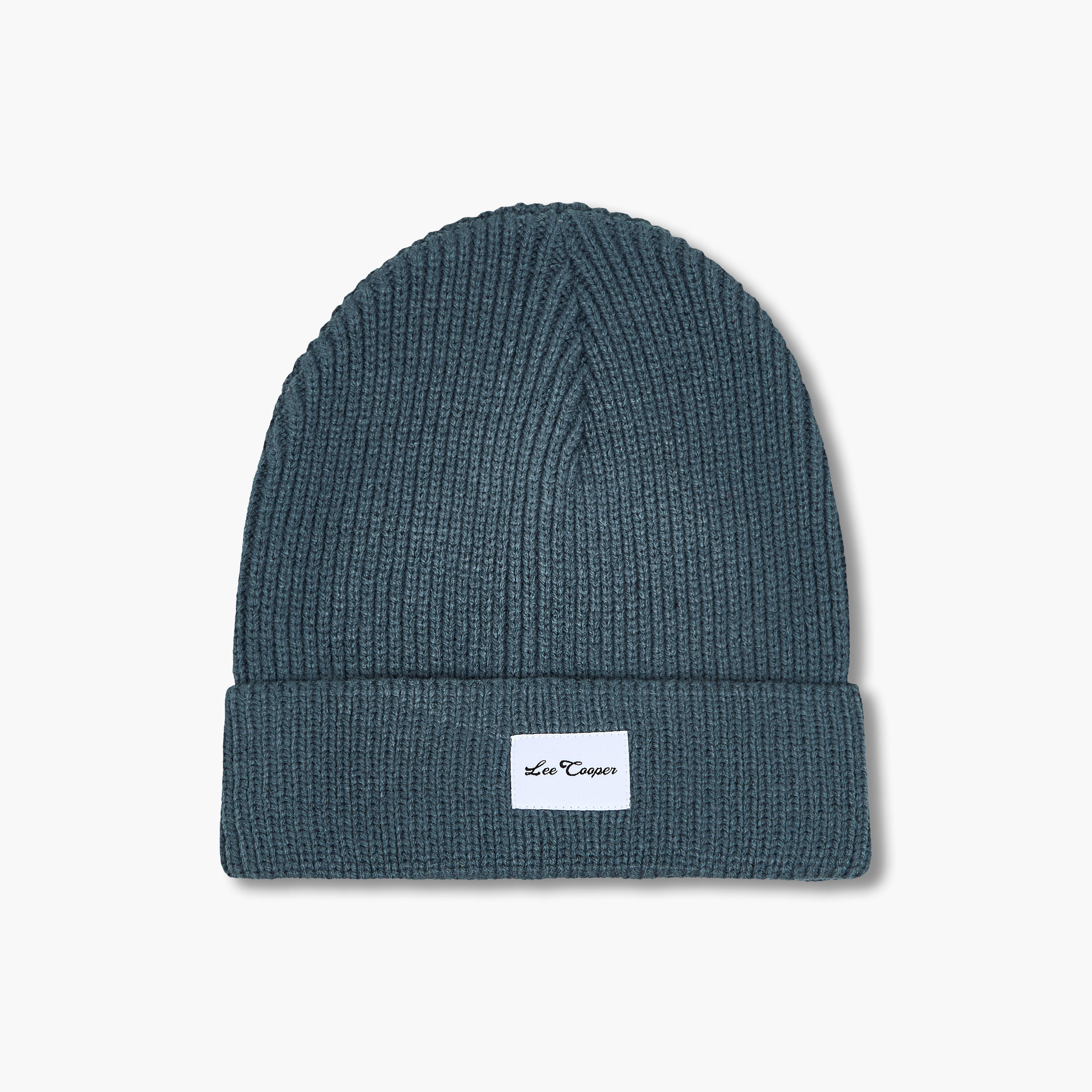 Lee Cooper Men Beanie with Applique Detail - Set of 2-men-caps-image-4