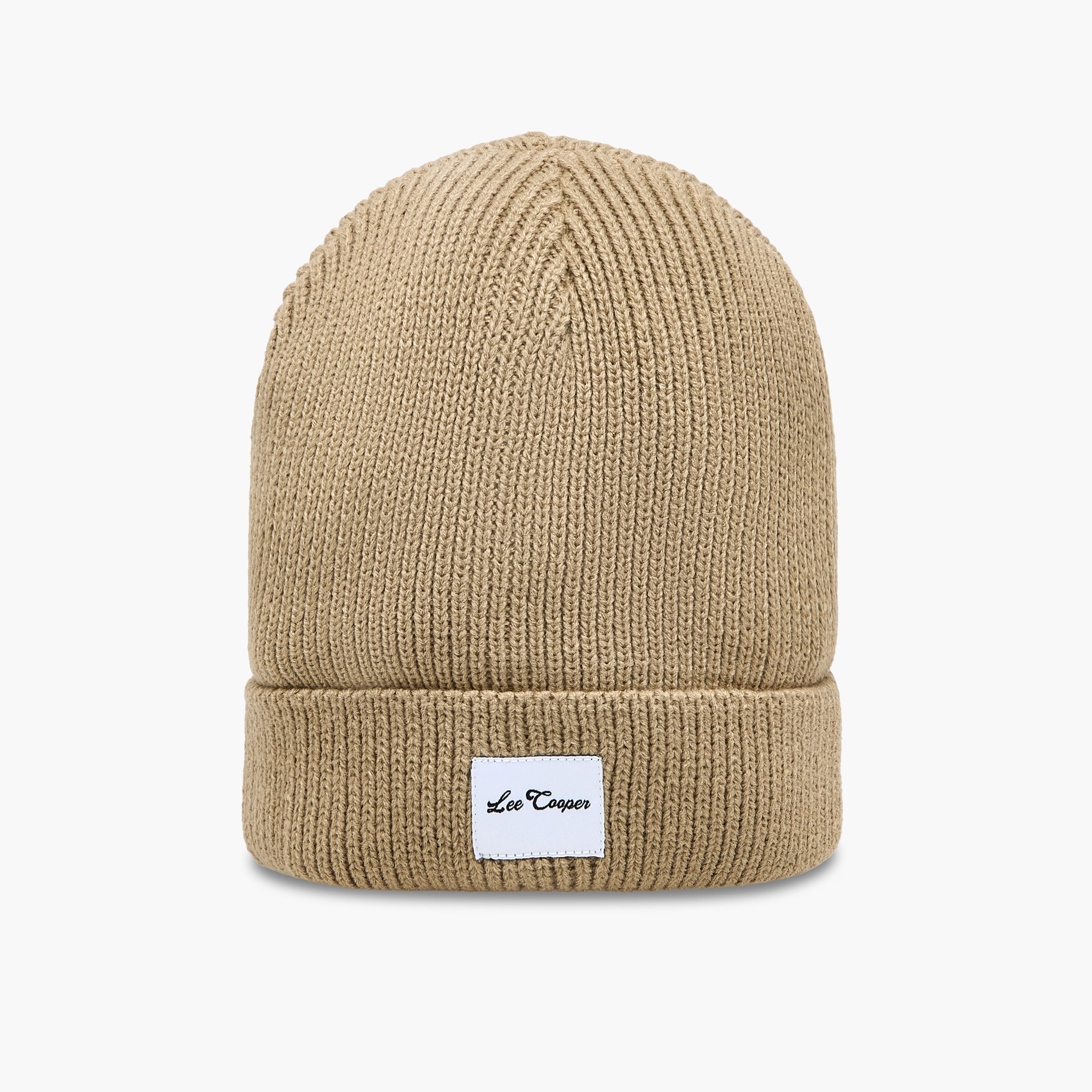 Lee Cooper Men Beanie with Applique Detail - Set of 2-men-caps-image-6