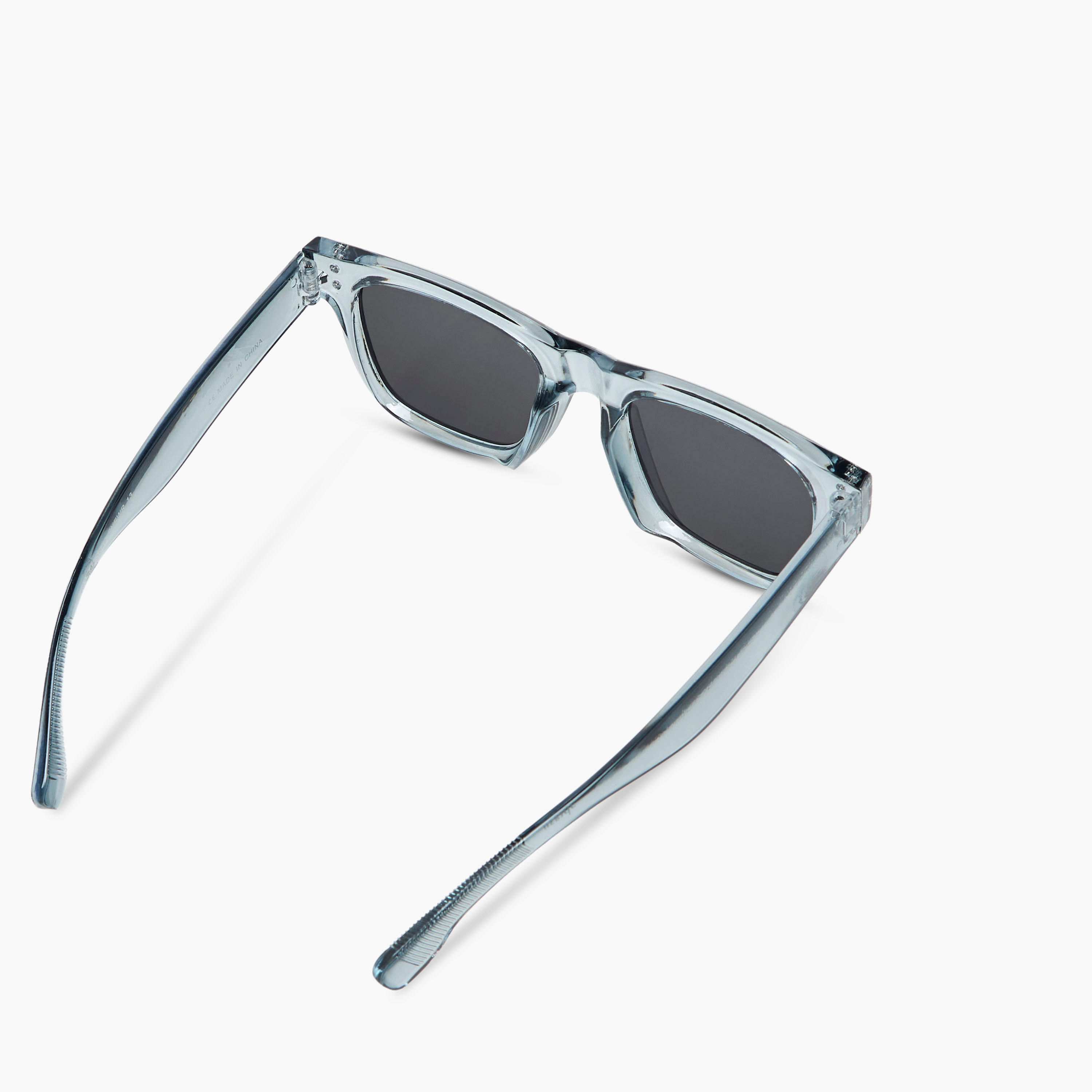 Men Wayfarer Blue Lens Sunglasses-men-sunglasses-image-5