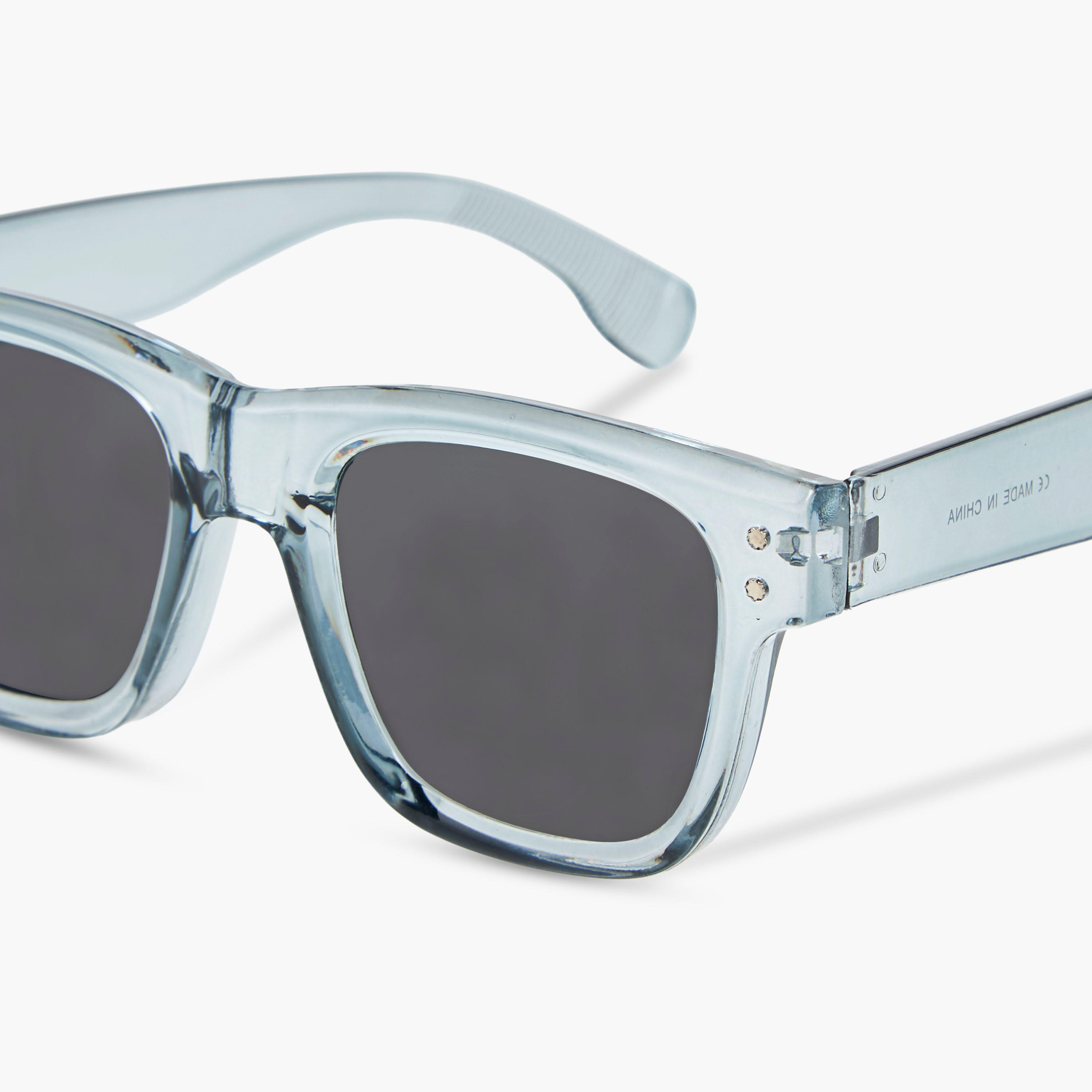 Men Wayfarer Blue Lens Sunglasses-men-sunglasses-image-6