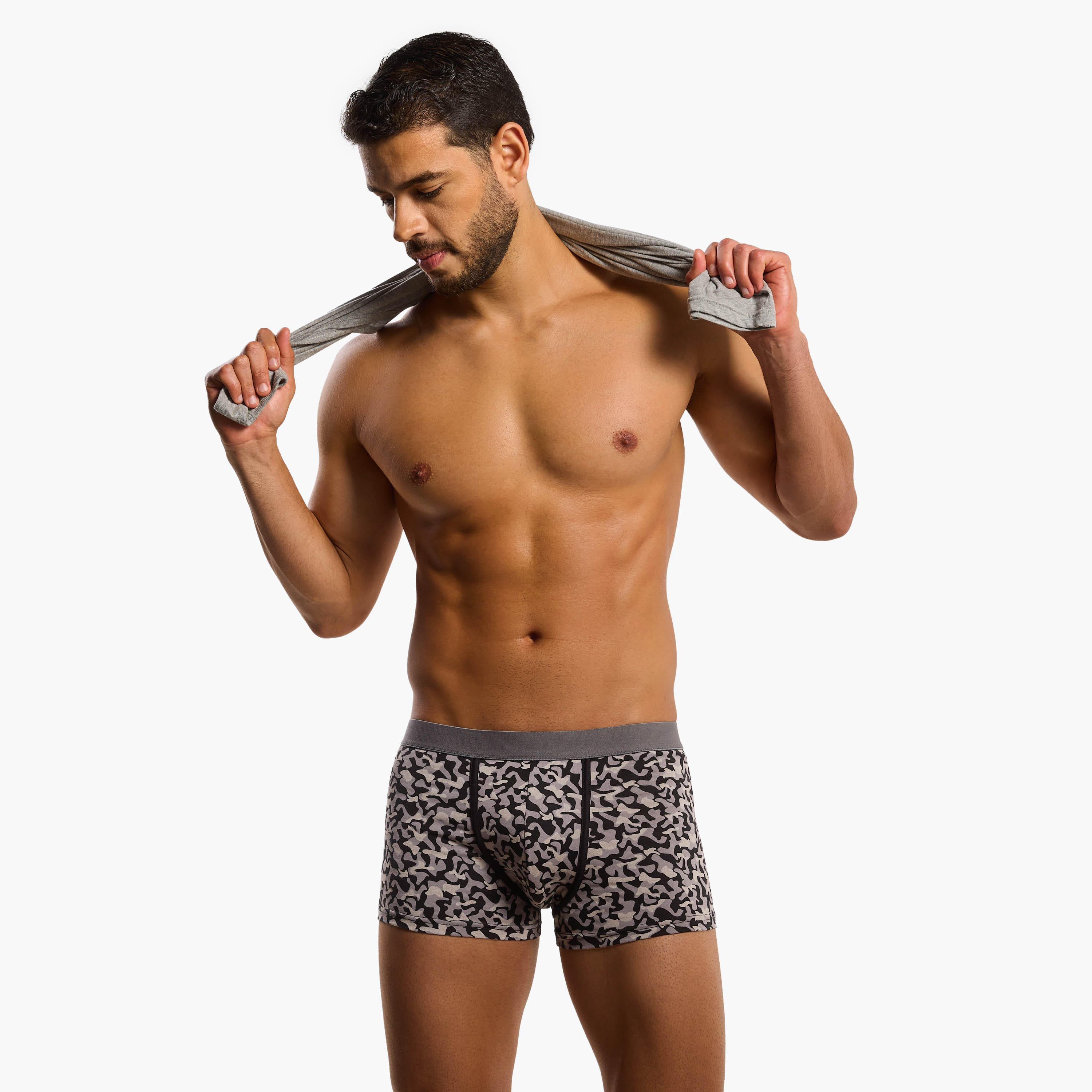 Men Assorted Hipster Trunks - Pack of 3-men-clothing-innerwear-underwear-image-5