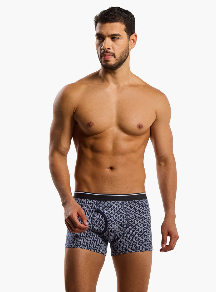 Men Assorted Trunks - Pack of 3-men-clothing-innerwear-underwear-image-3