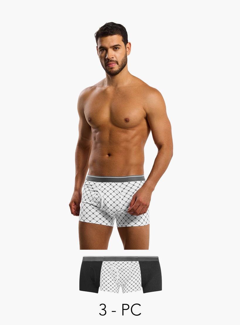 Men Assorted Hipster Trunks - Pack of 3-men-clothing-innerwear-underwear-image-1
