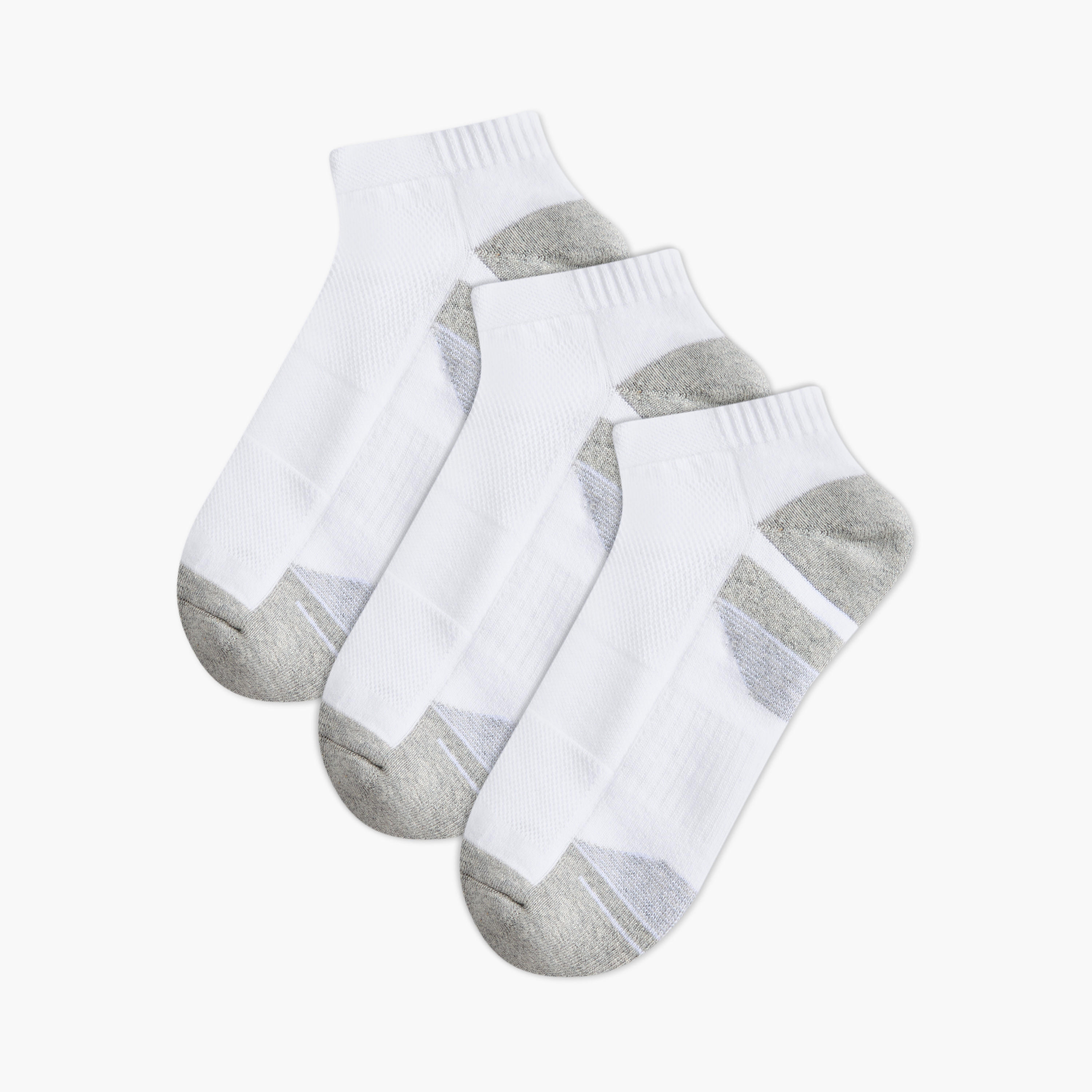 Men Socks Ankle Length Half Terry - Set of 3-men-socks-image-1